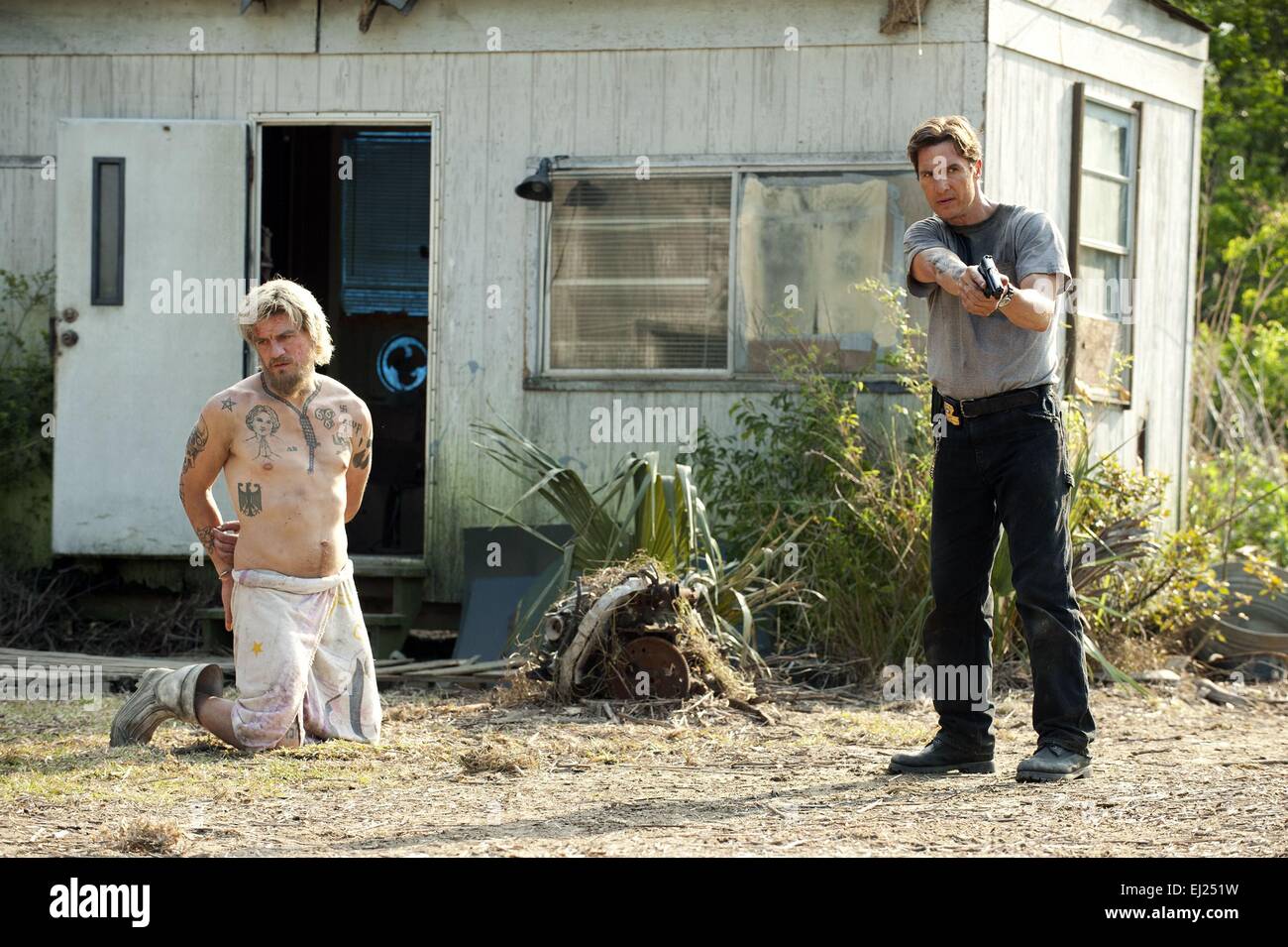 Vero Detective serie TV 2014 USA 2014 stagione 1, episodio 5 : il destino segreto di tutta la vita Creato da : Nic Pizzolatto Direttore : Cary Fukunaga Charles Halford, Matthew McConaughey Foto Stock