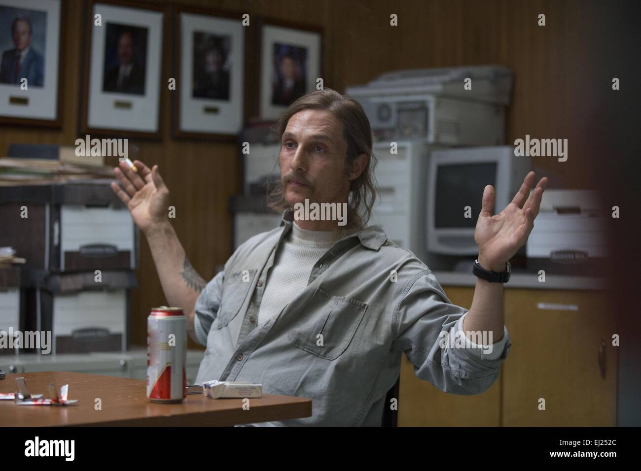 Vero Detective serie TV 2014 USA 2014 stagione 1, episodio 5 : il destino segreto di tutta la vita Creato da : Nic Pizzolatto Direttore : Cary Fukunaga Matthew McConaughey Foto Stock