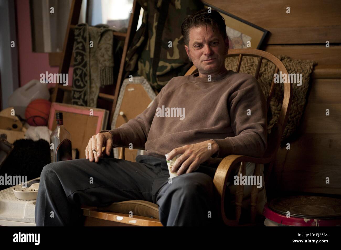 Vero Detective serie TV 2014 USA 2014 stagione 1, episodio 6 : Haunted Case Creato da : Nic Pizzolatto Direttore : Cary Fukunaga Shea Whigham Foto Stock