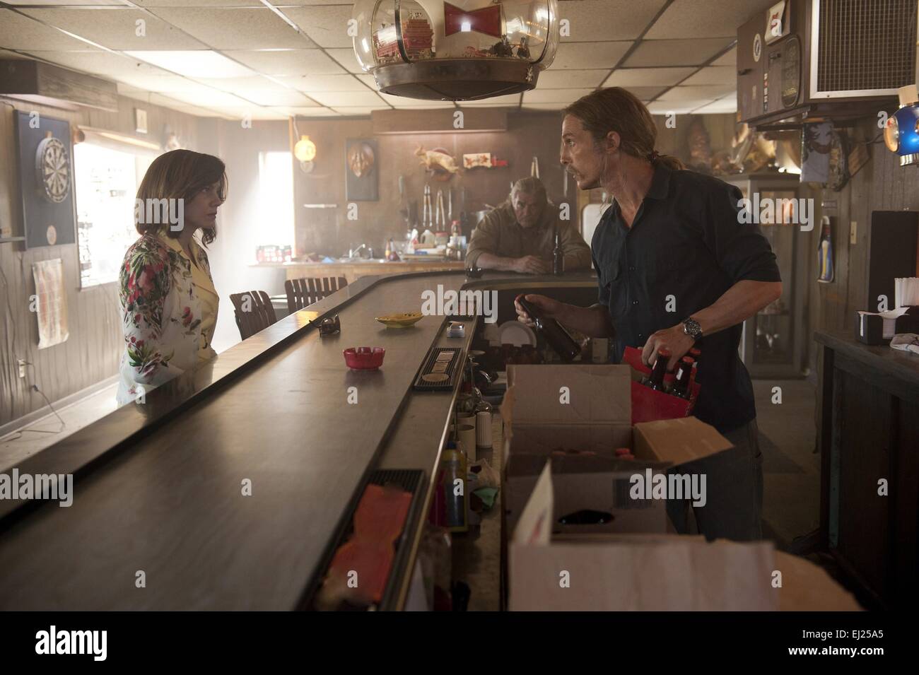 Vero Detective serie TV 2014 USA 2014 stagione 1, episodio 7 : Dopo aver passato Creato da : Nic Pizzolatto Direttore : Cary Fukunaga Michelle Monaghan, Matthew McConaughey Foto Stock