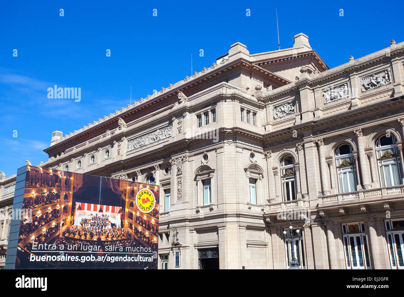 Teatro Colòn. Buenos Aires, Argentina. Foto Stock