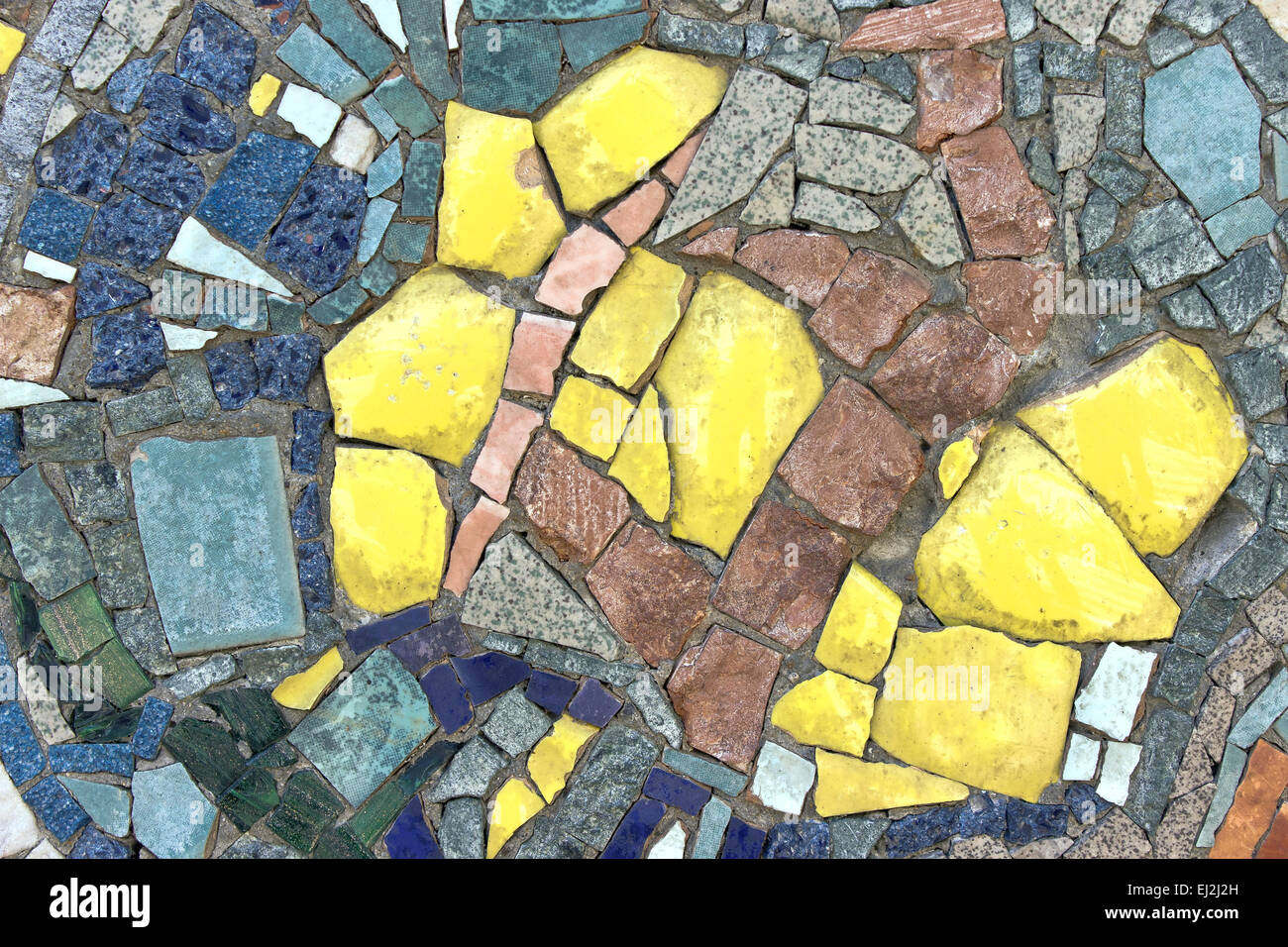 Marmo Mosaico Pietra texture come sfondo Foto Stock