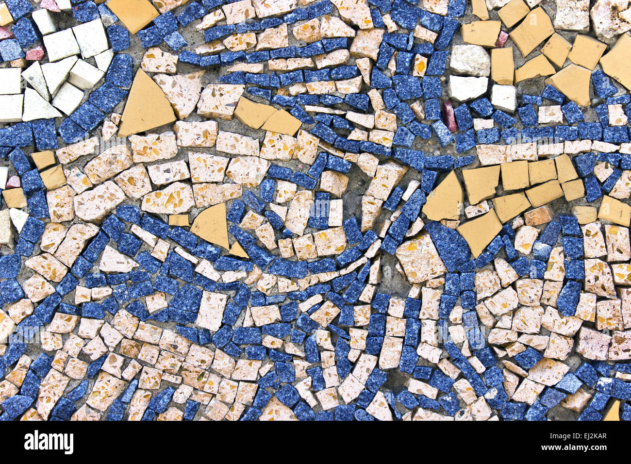 Marmo Mosaico Pietra texture come sfondo Foto Stock