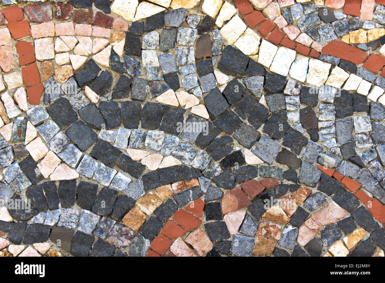 Marmo Mosaico Pietra texture come sfondo Foto Stock