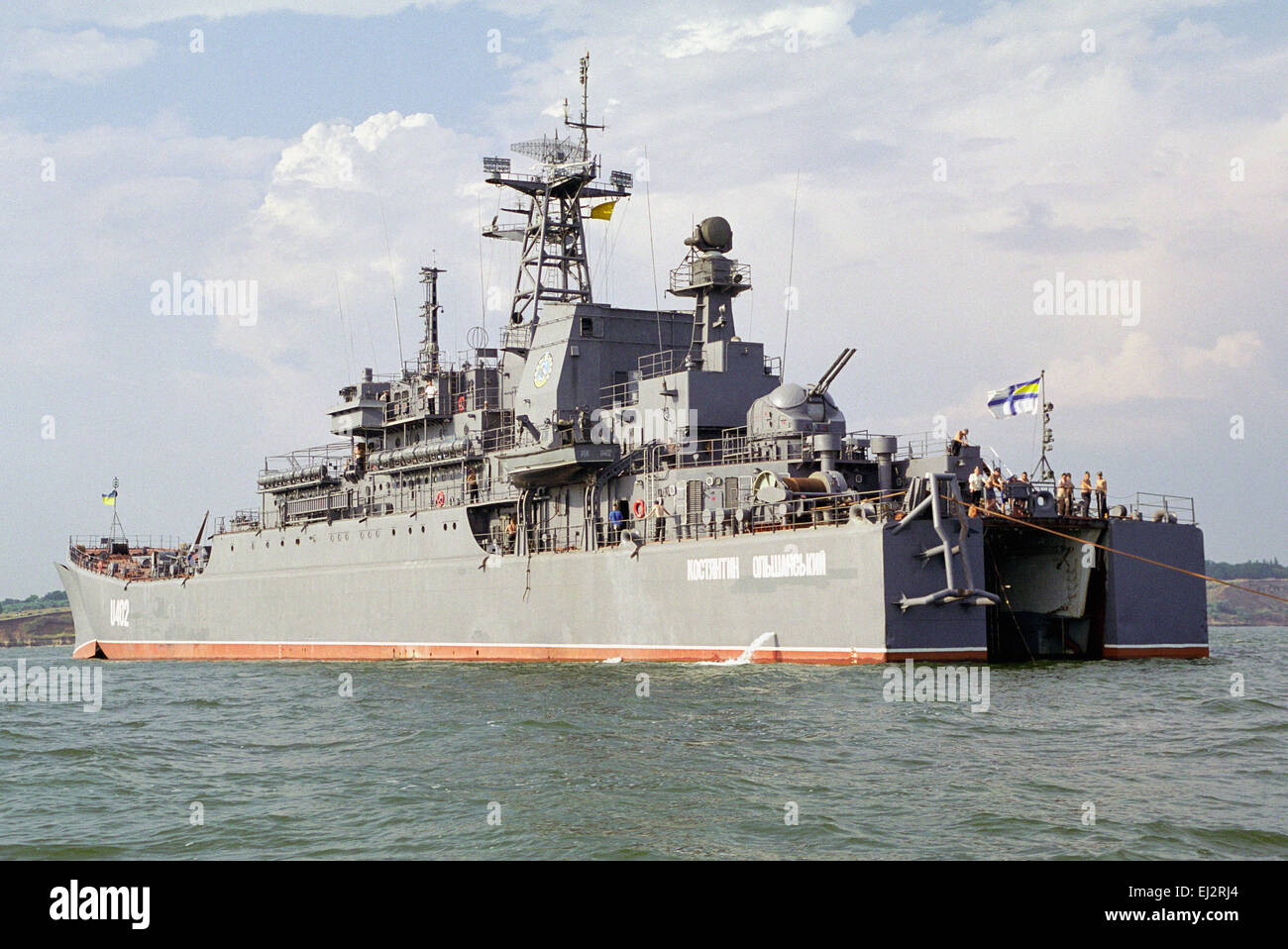 Sbarco nave Konstantin Olshansky della marina militare ucraino Foto Stock