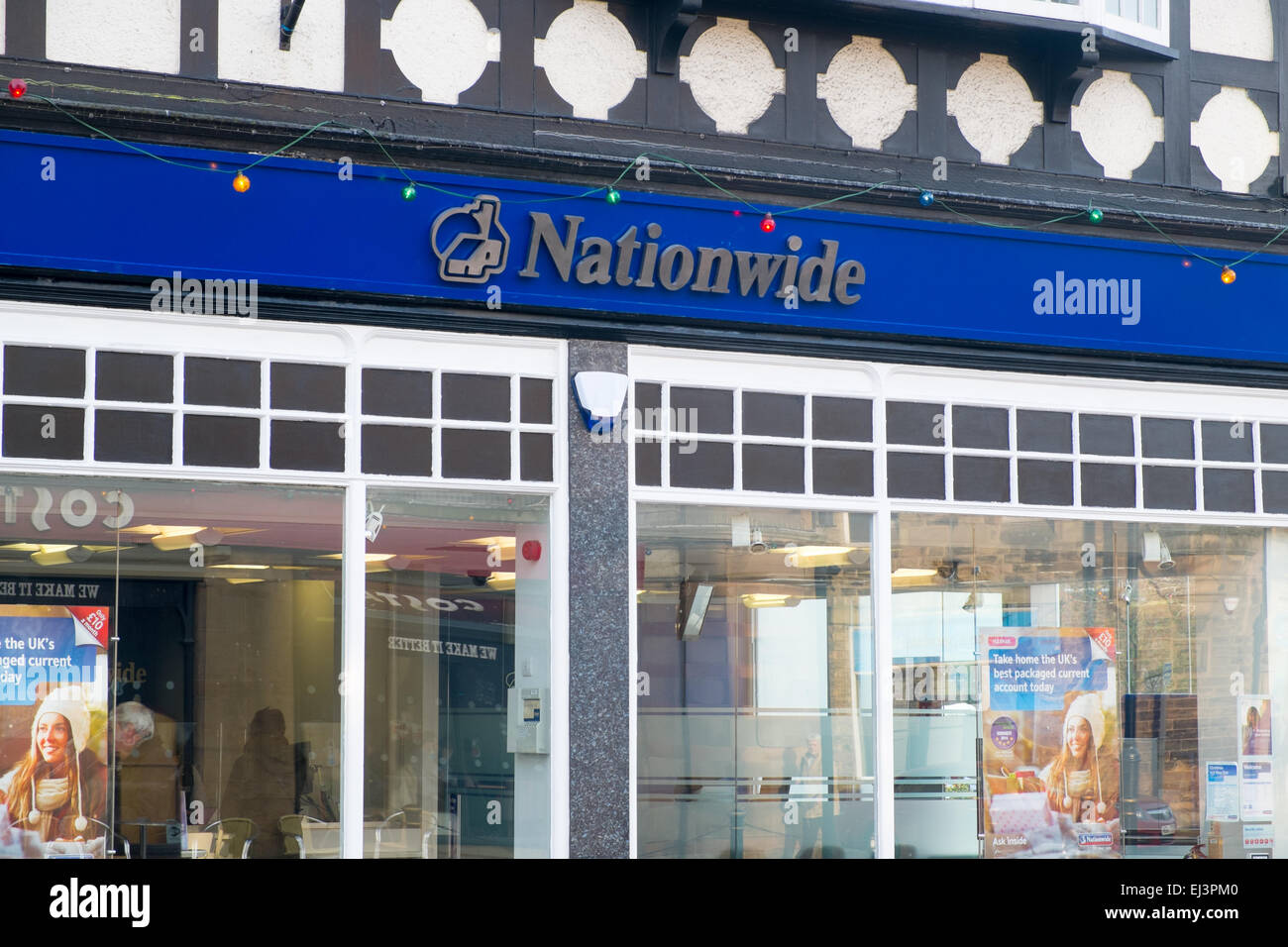 Nationwide Building Society in matlock,derbyshire,Inghilterra Foto Stock