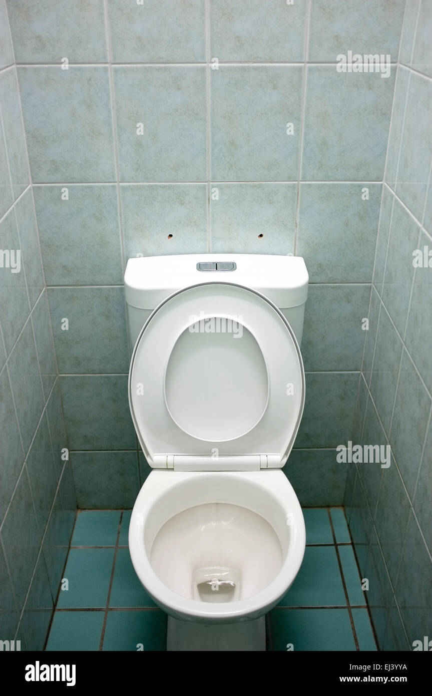 Sedile WC. Foto Stock