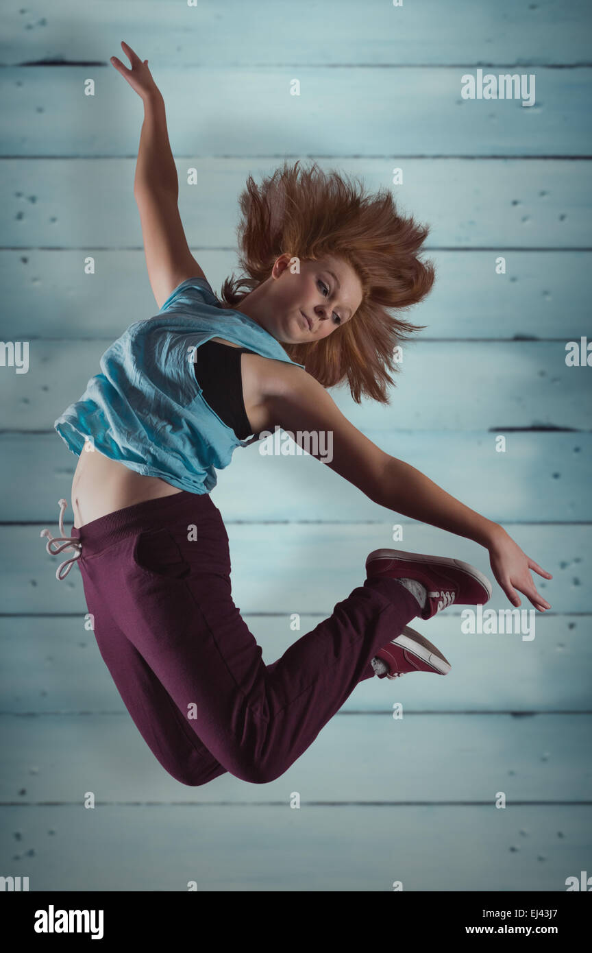 Immagine composita di piuttosto ballerino break Foto Stock