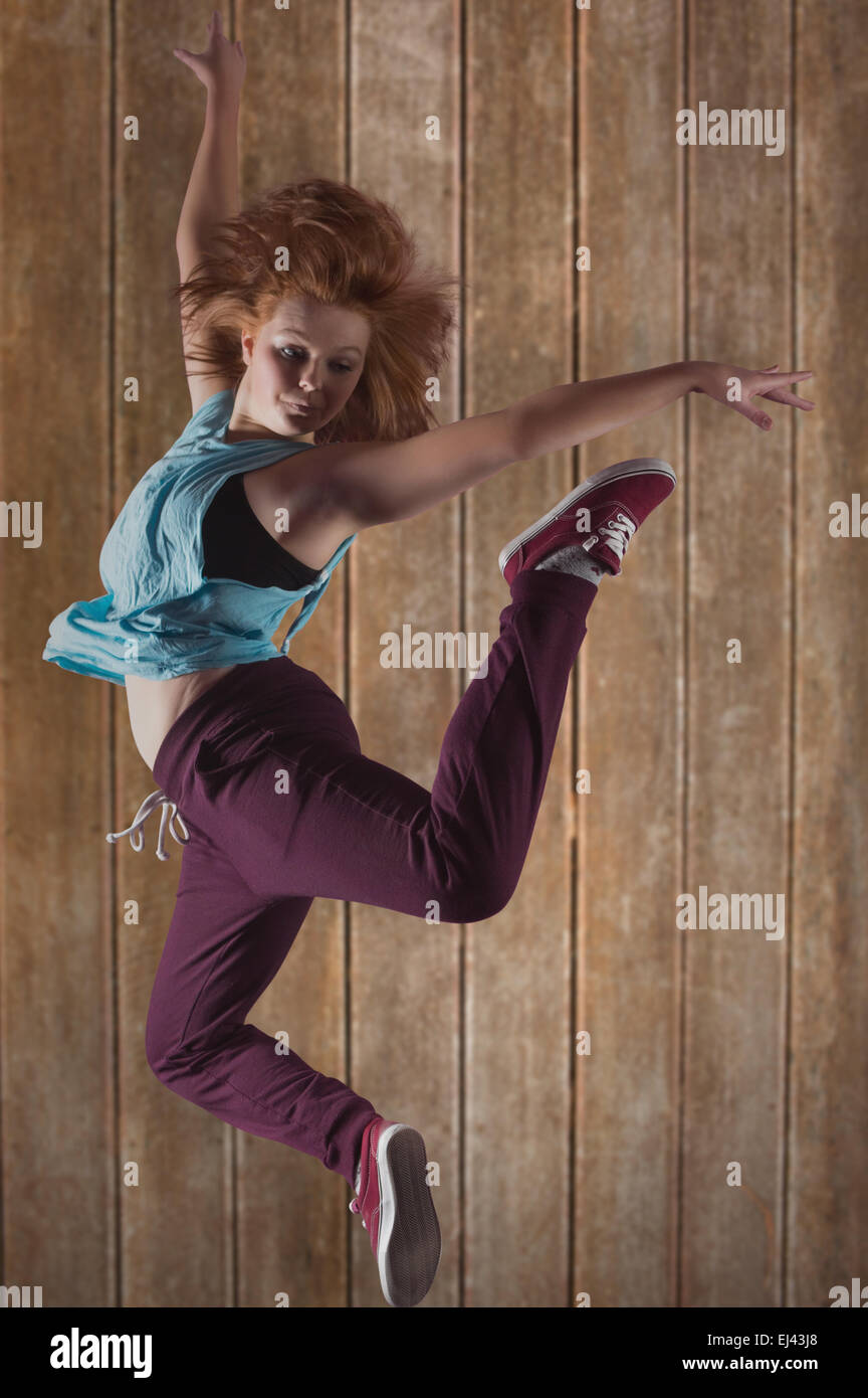 Immagine composita di piuttosto ballerino break Foto Stock