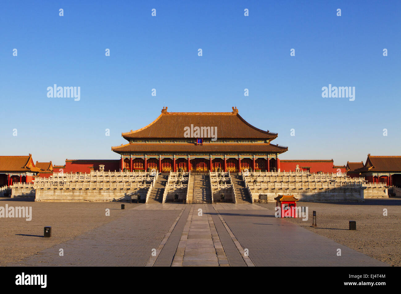 Sala della suprema armonia, la Città Proibita di Pechino, Cina Foto Stock