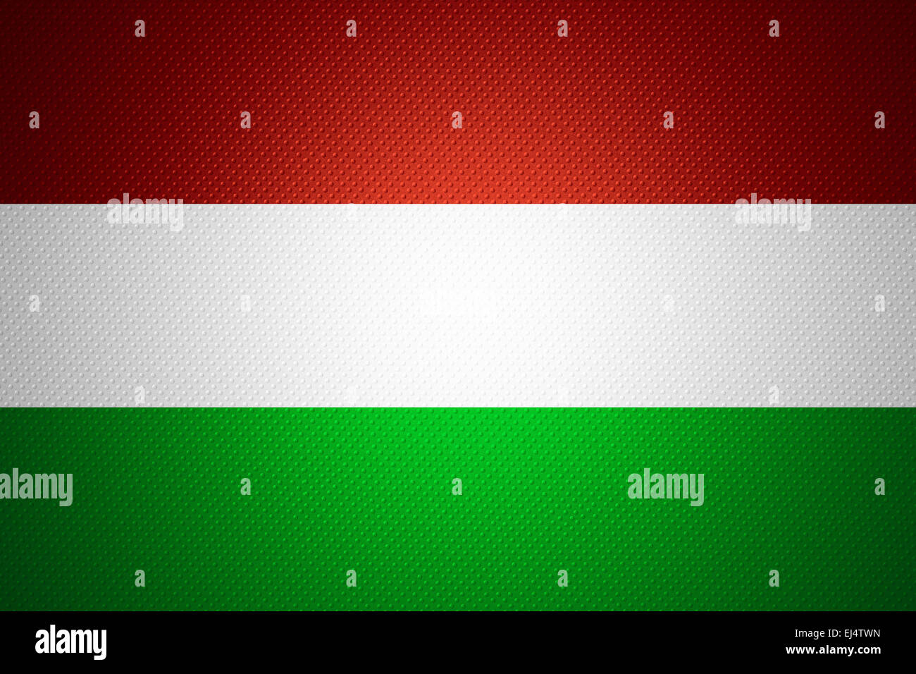 Ungheria bandiera o ungherese banner sulla texture astratta Foto Stock