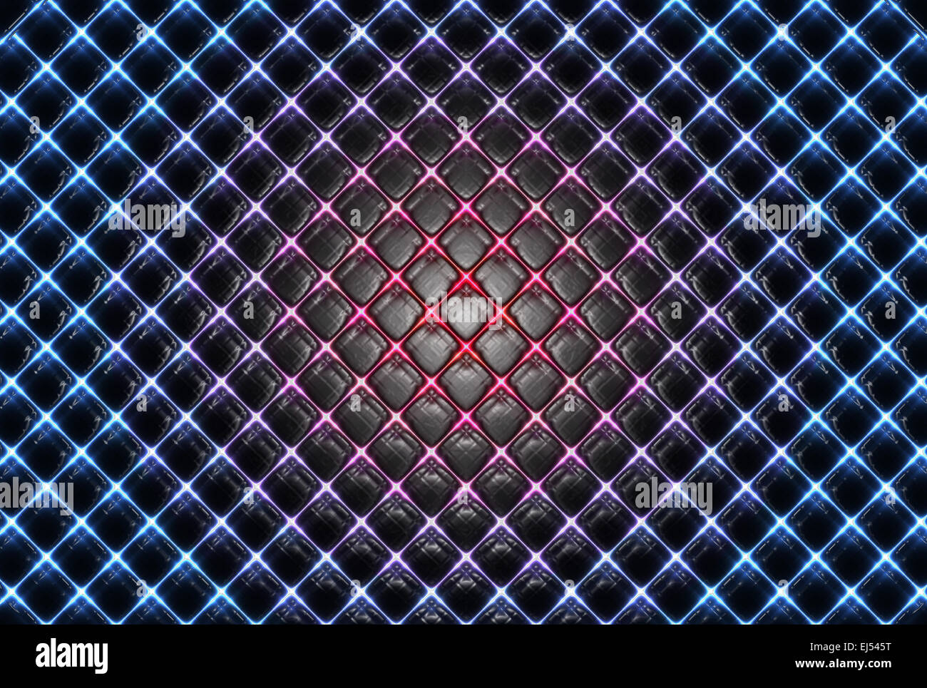 Abstract - sfondo blu plaid con macchia rossa Foto Stock Abstract - sfondo blu plaid con macchia rossa Foto Stock