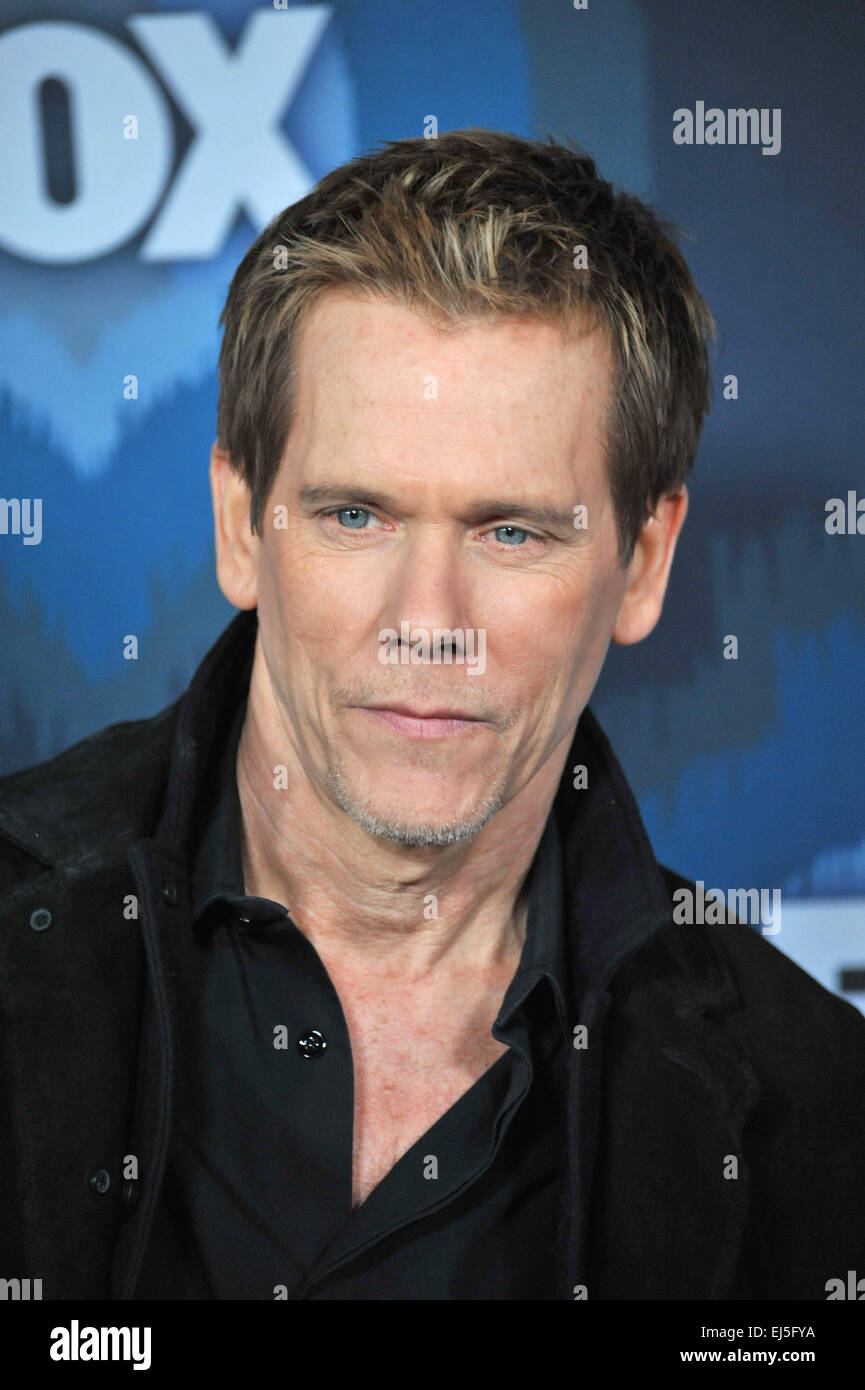 PASADENA, CA - Gennaio 17, 2015: Kevin Bacon a Fox TCA Winter 2015 All-Star Party al The Langham Huntington Hotel, Pasadena. Foto Stock