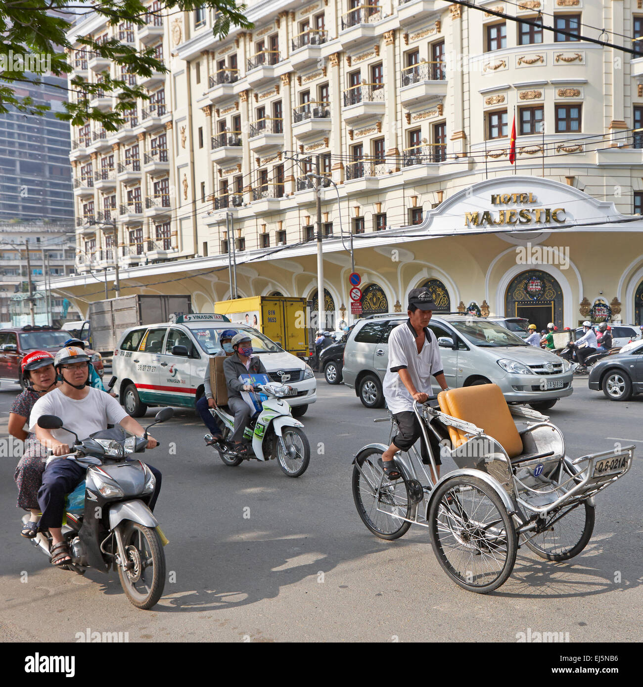 District 1, Ho Chi Minh City, Vietnam. Foto Stock