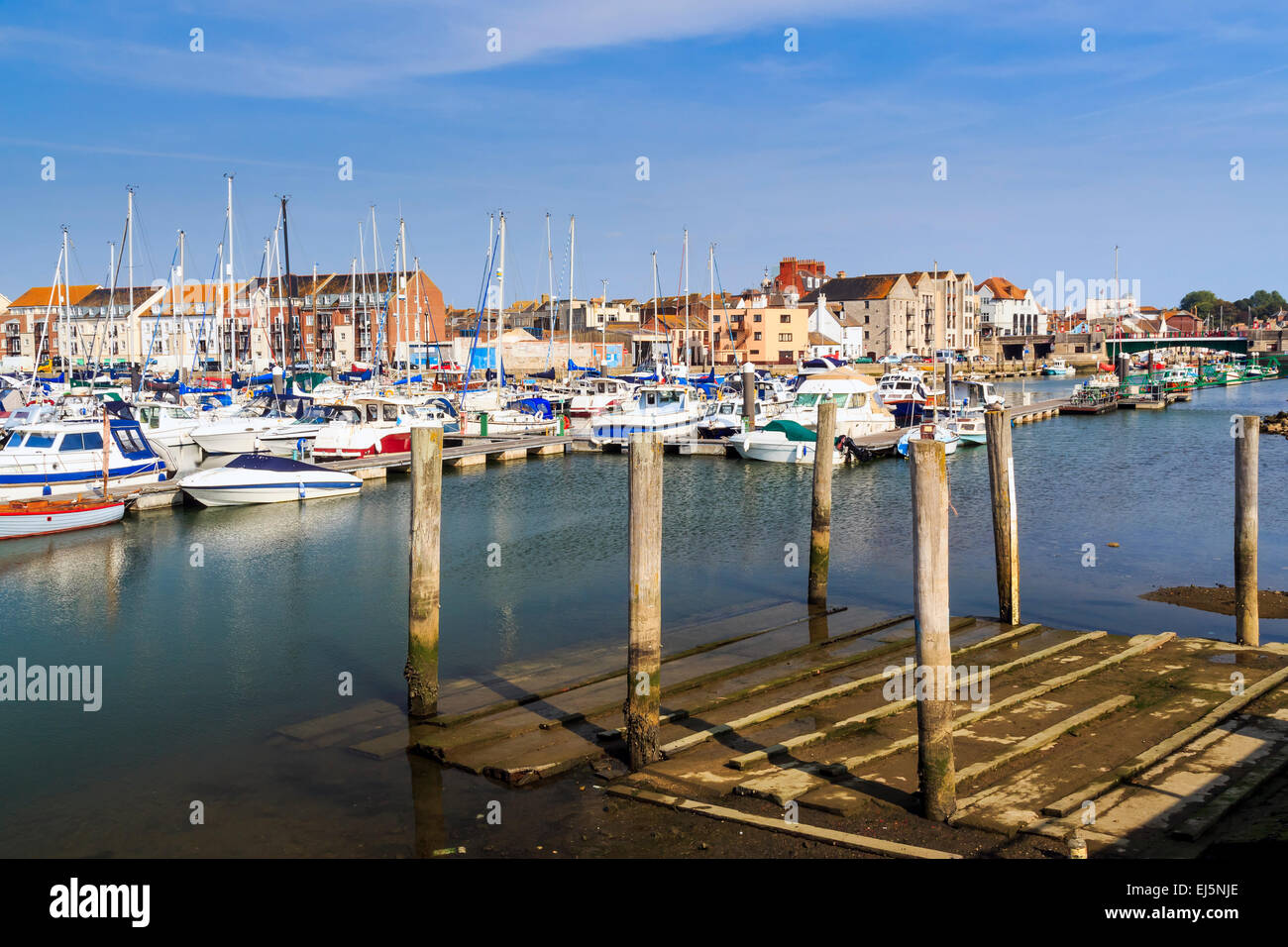 Porto di Weymouth Dorset England Regno Unito Europa Foto Stock