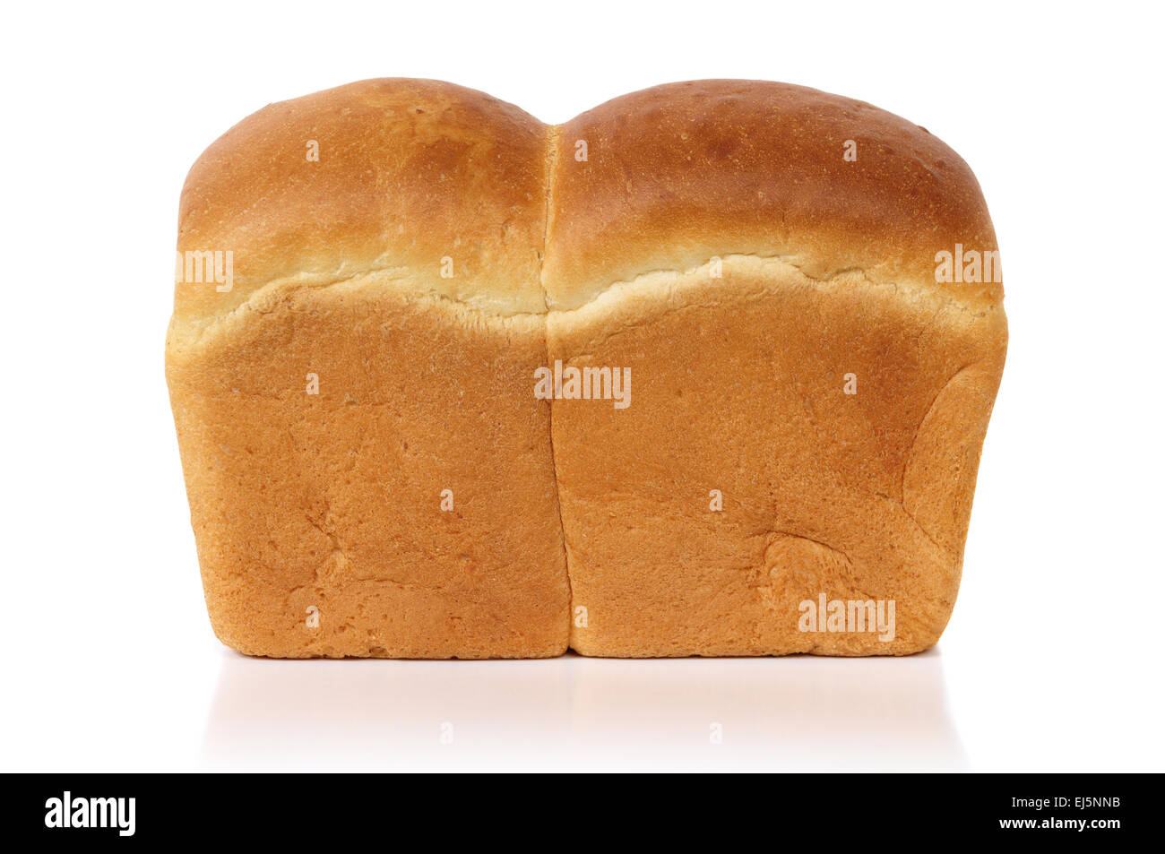 Filone di pane isolati su sfondo bianco Foto Stock