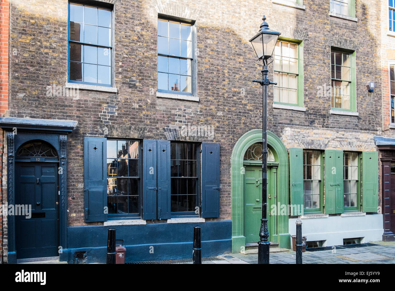 Georgian Merchant's case Spitalfields - Londra Foto Stock