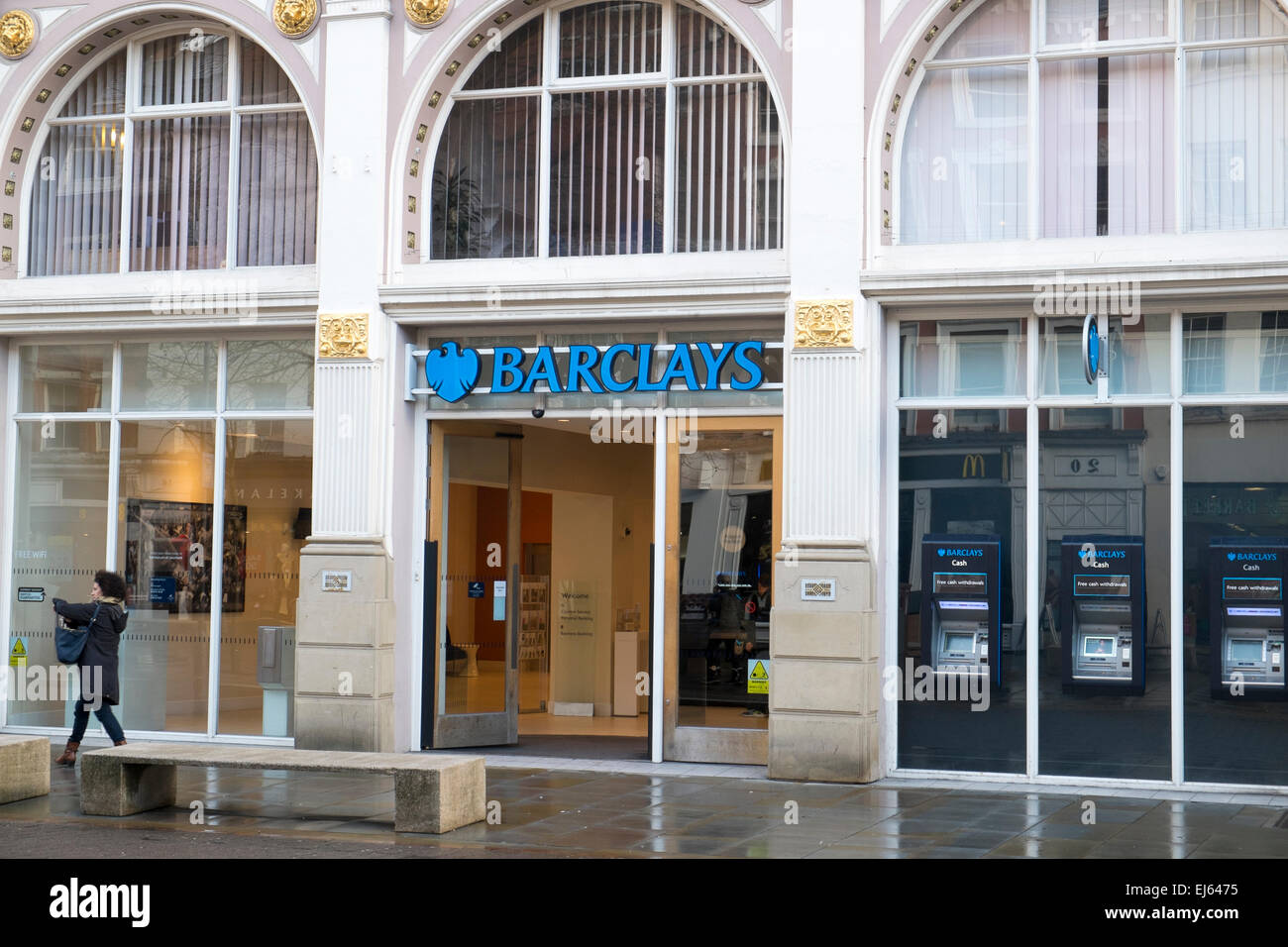Il ramo di Barclays Bank in st rna square, Manchester Inghilterra England Foto Stock