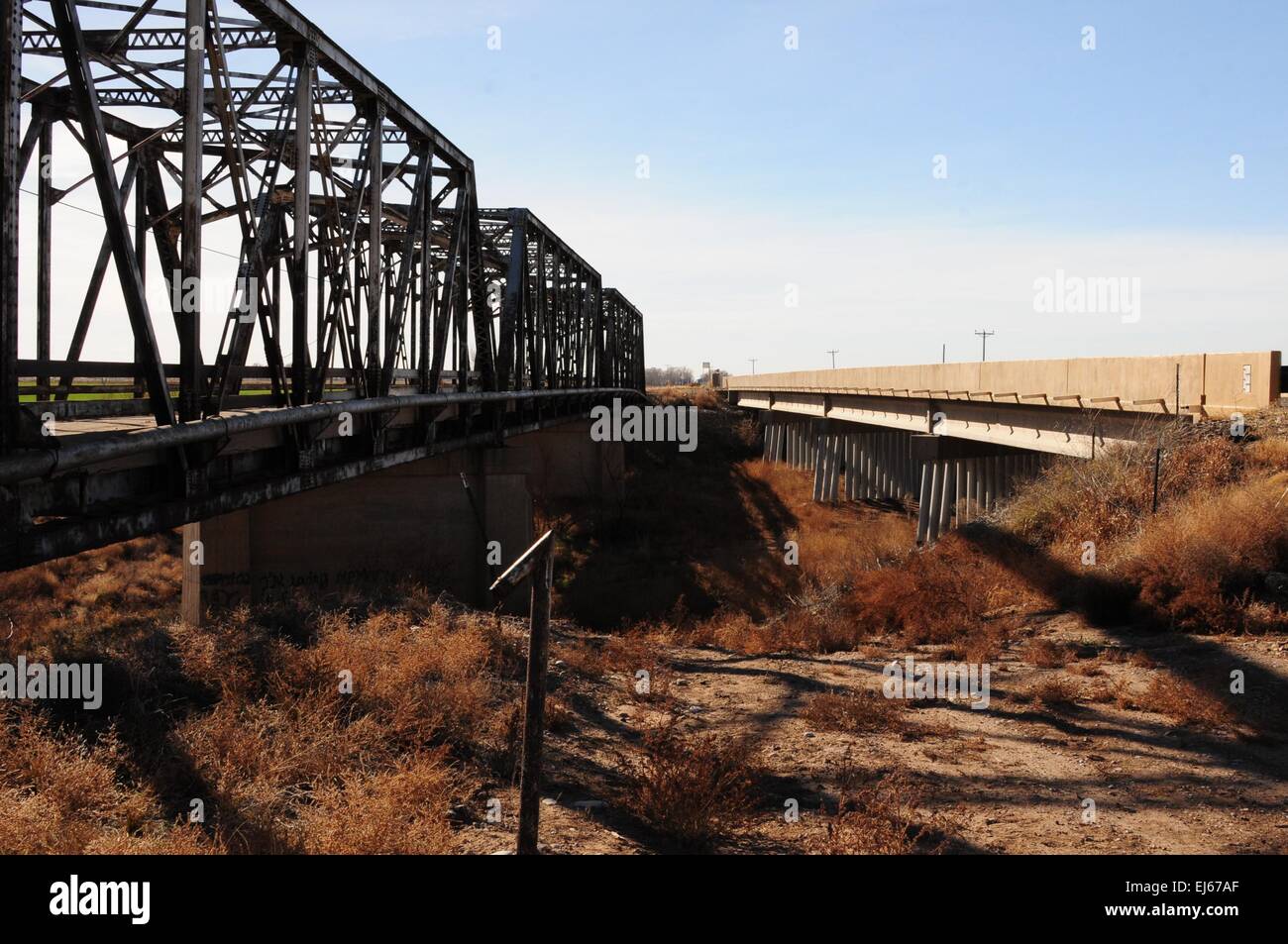 Rio Felix Bridge - ponte più lungo di questo tipo nel New Mexico - USA Foto Stock