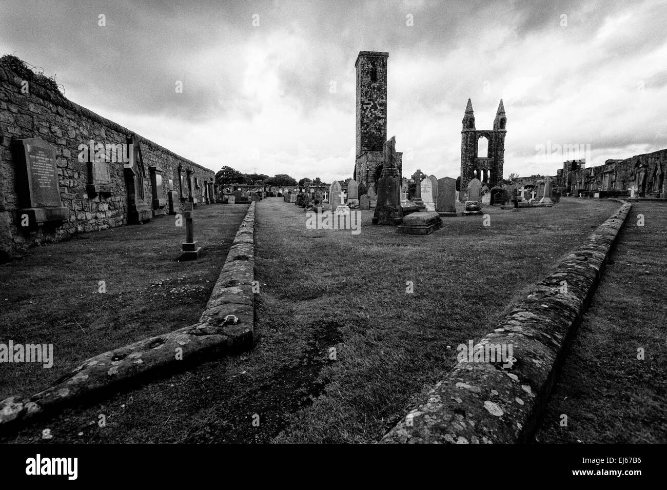 St Andrews Cathedral, Scotland, Regno Unito Foto Stock