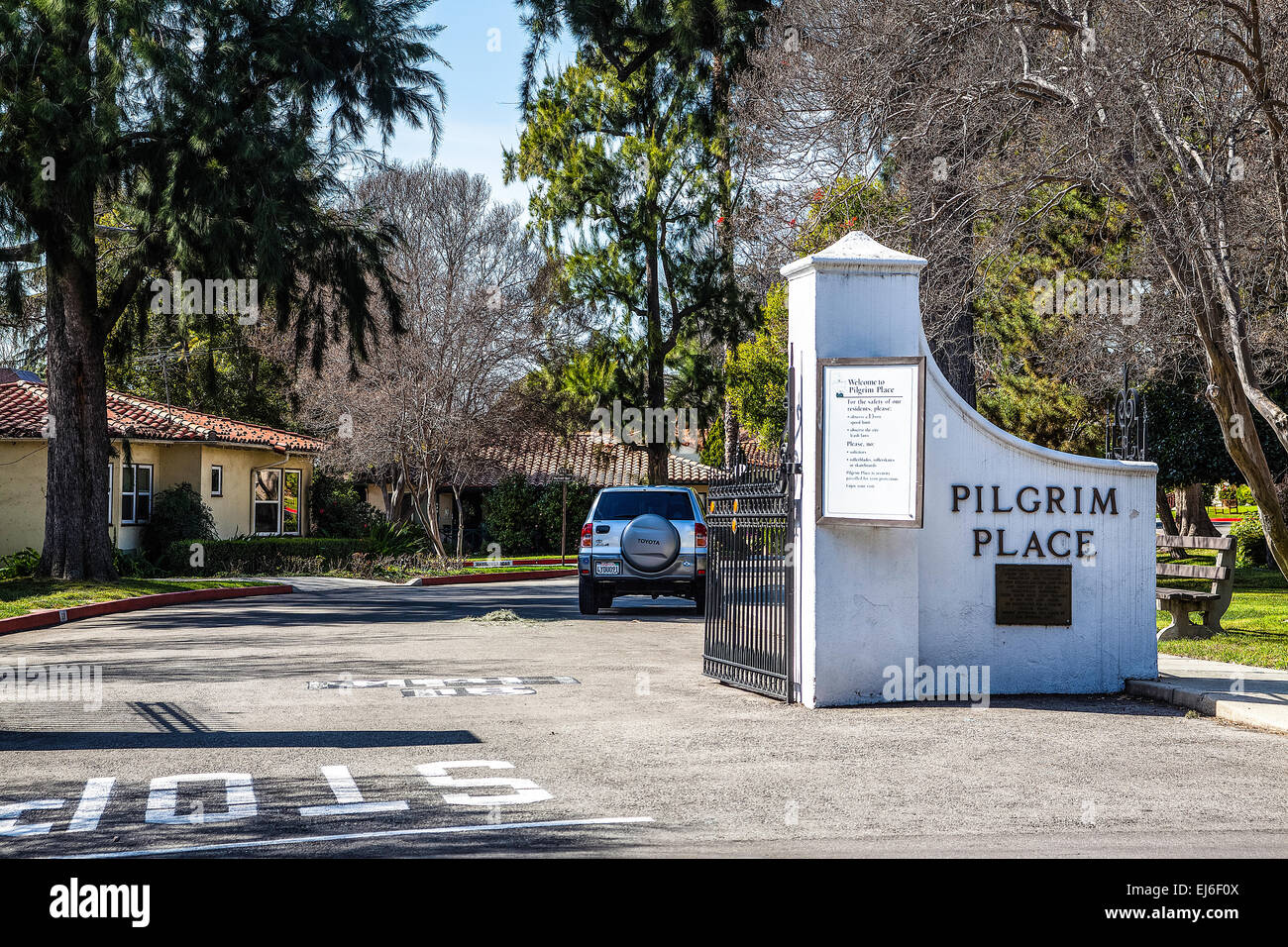 Luogo di pellegrino in Claremont California una comunità di pensione per coloro che hanno avuto carriere di religiosi o no-profit il lavoro Foto Stock