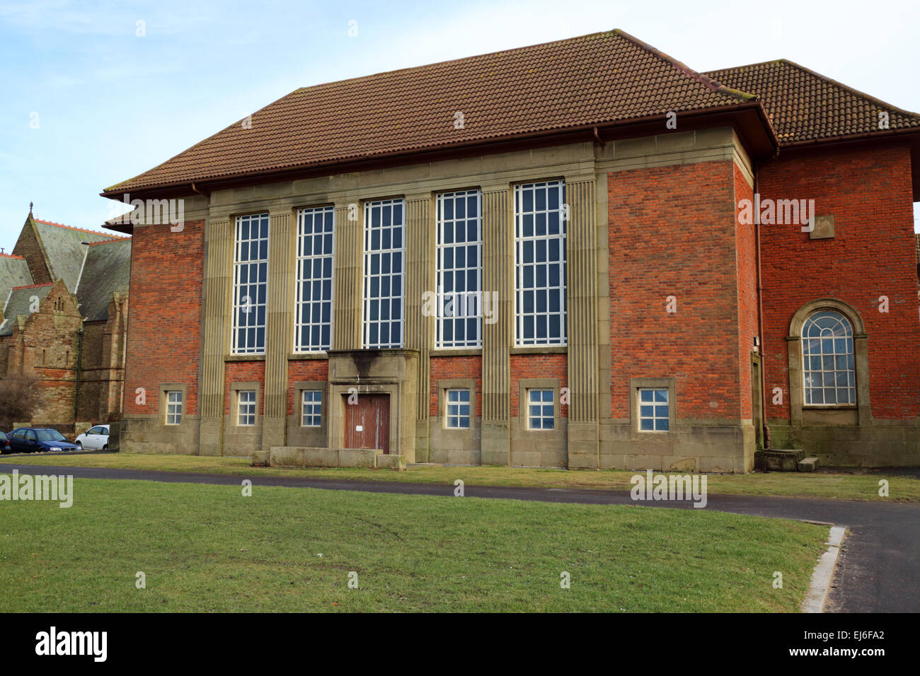 Troon walker Hall e Municipio Scotland Regno Unito Foto Stock