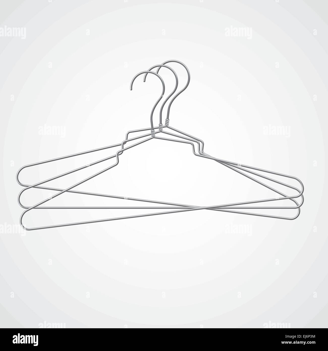 Serie di staffa di metallo, illustrazione vettoriale Illustrazione Vettoriale