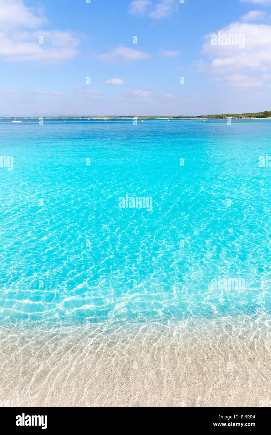 Mallorca Marques Spiaggia Es Trenc Estany Estanque Beach In