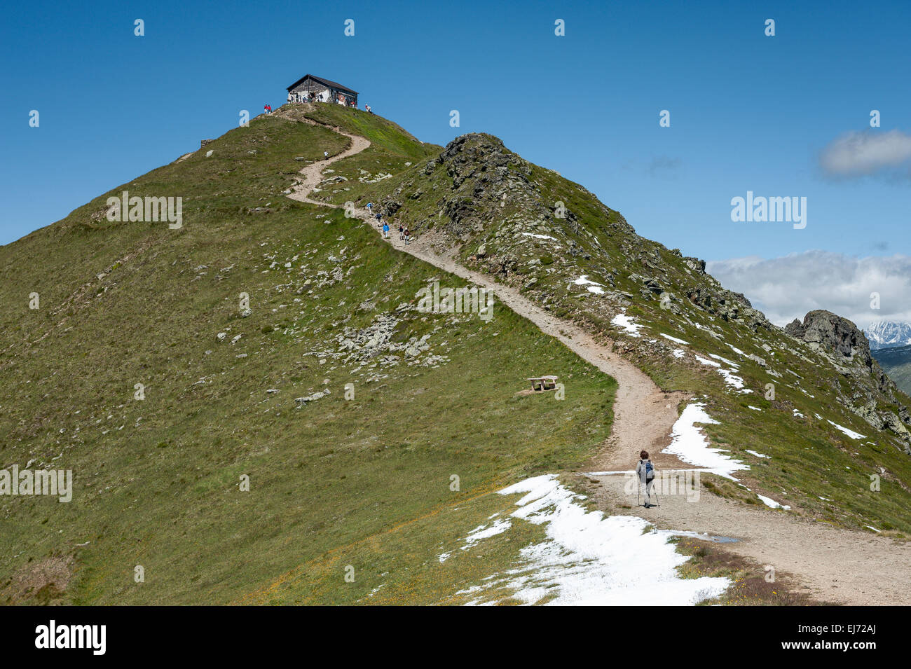 Mt timone, 2,434 m, escursioni di montagna, Sesto Dolomiti, Alto Adige, Italia Foto Stock