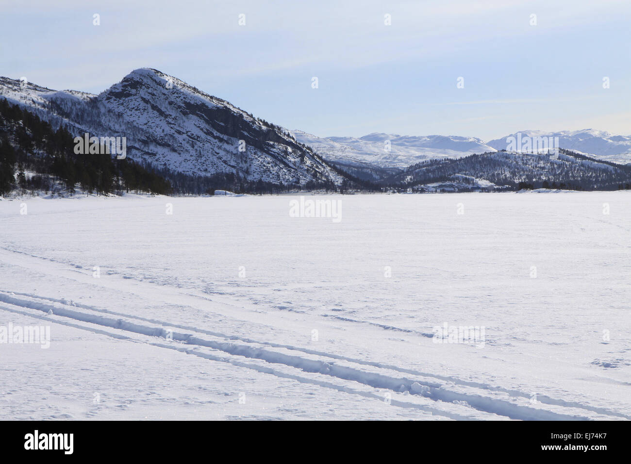 Aree di sport invernali in Norvegia Foto Stock