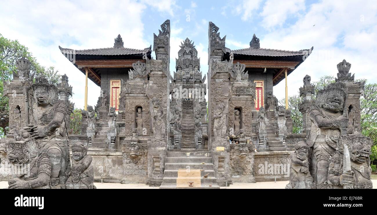 Nord Balinese tempio indù vicino, Singaraja Bali Foto Stock