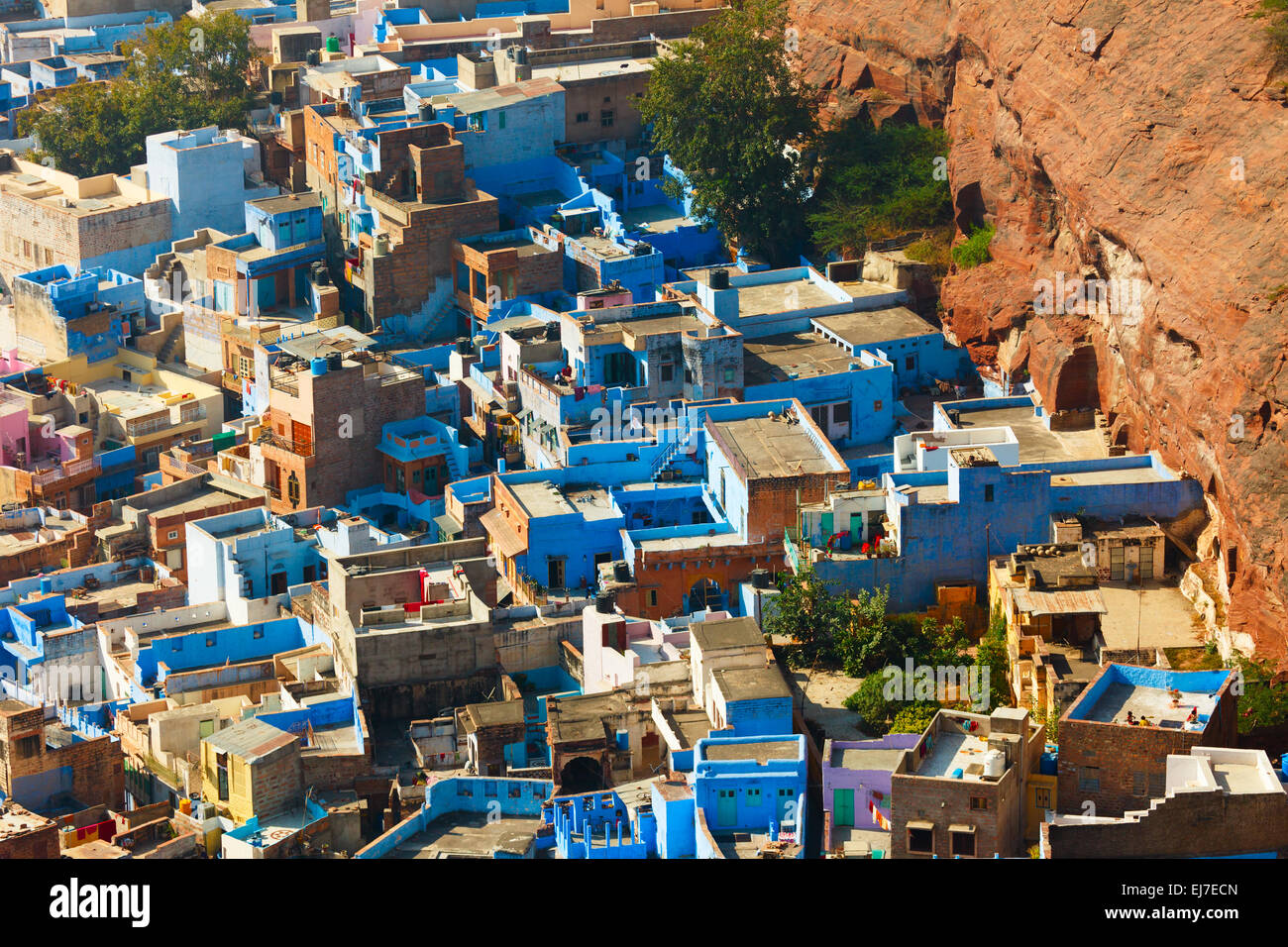 Jodhpur - città blu Foto Stock