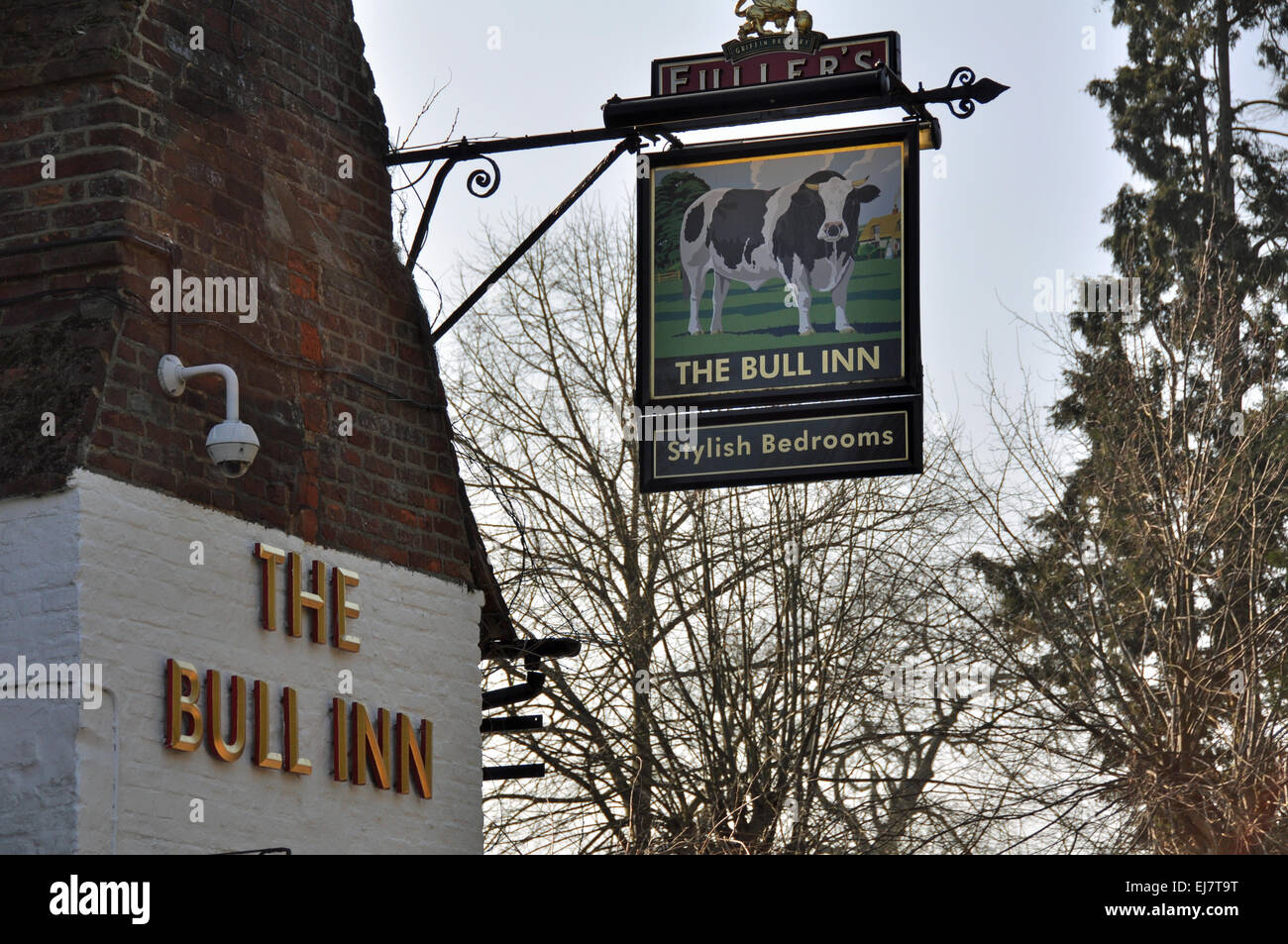 Il Bull Inn at Sonning on Thames, Berkshire, Regno Unito Pub e hotel. Foto Stock