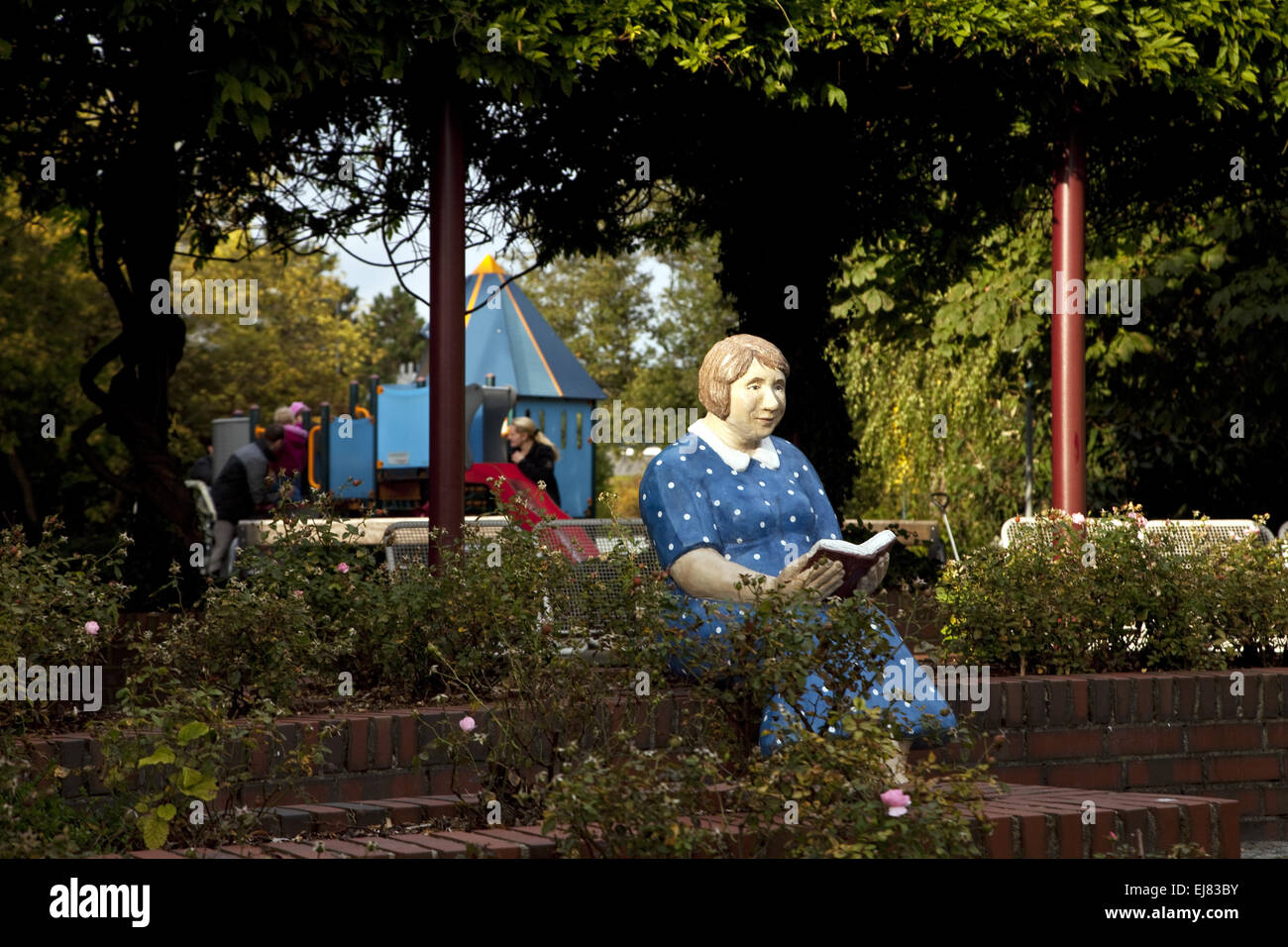Sulptur gente giornaliere Gevelsberg, Germania Foto Stock