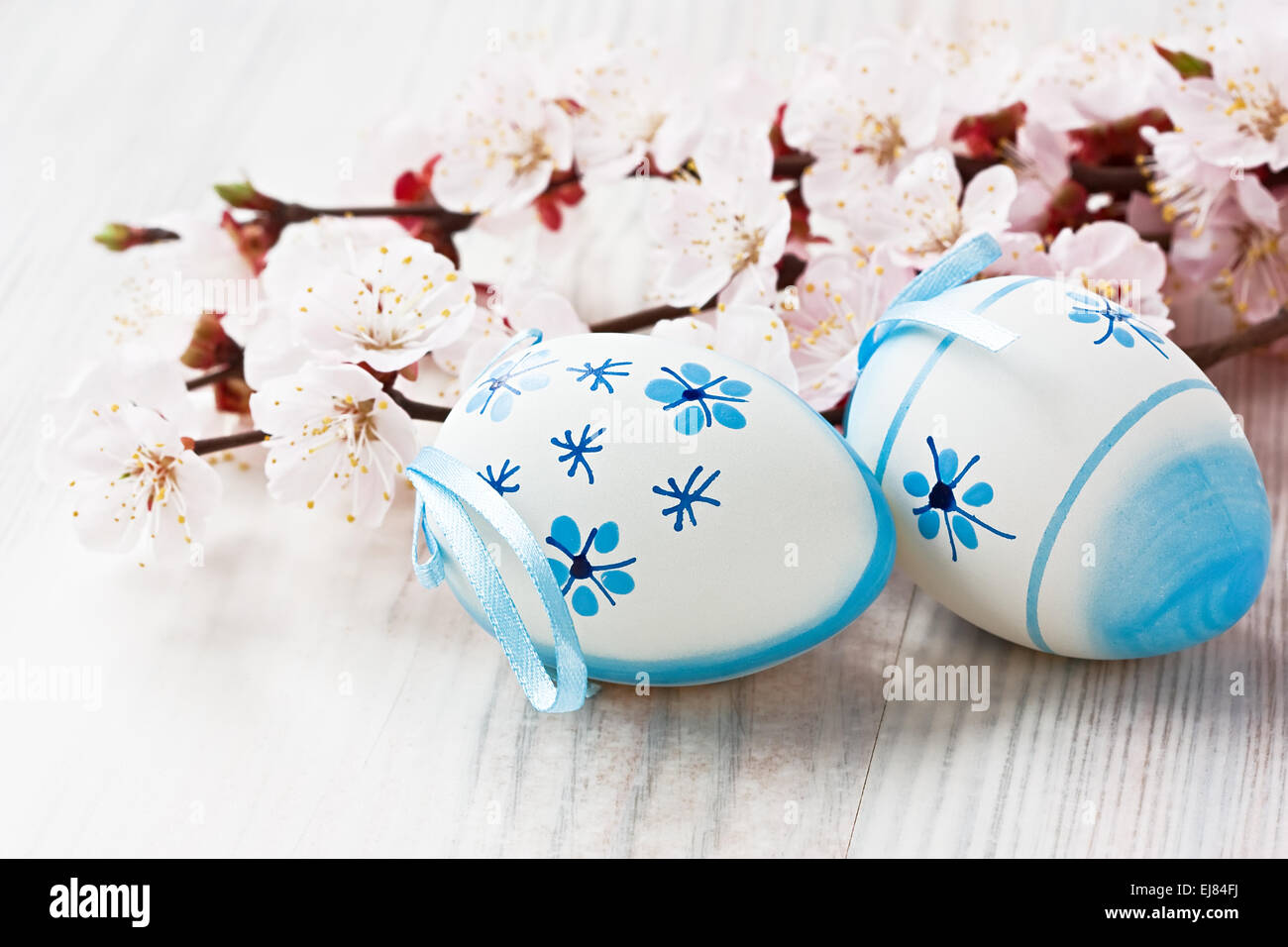 Uovo di Pasqua decorazione Foto Stock