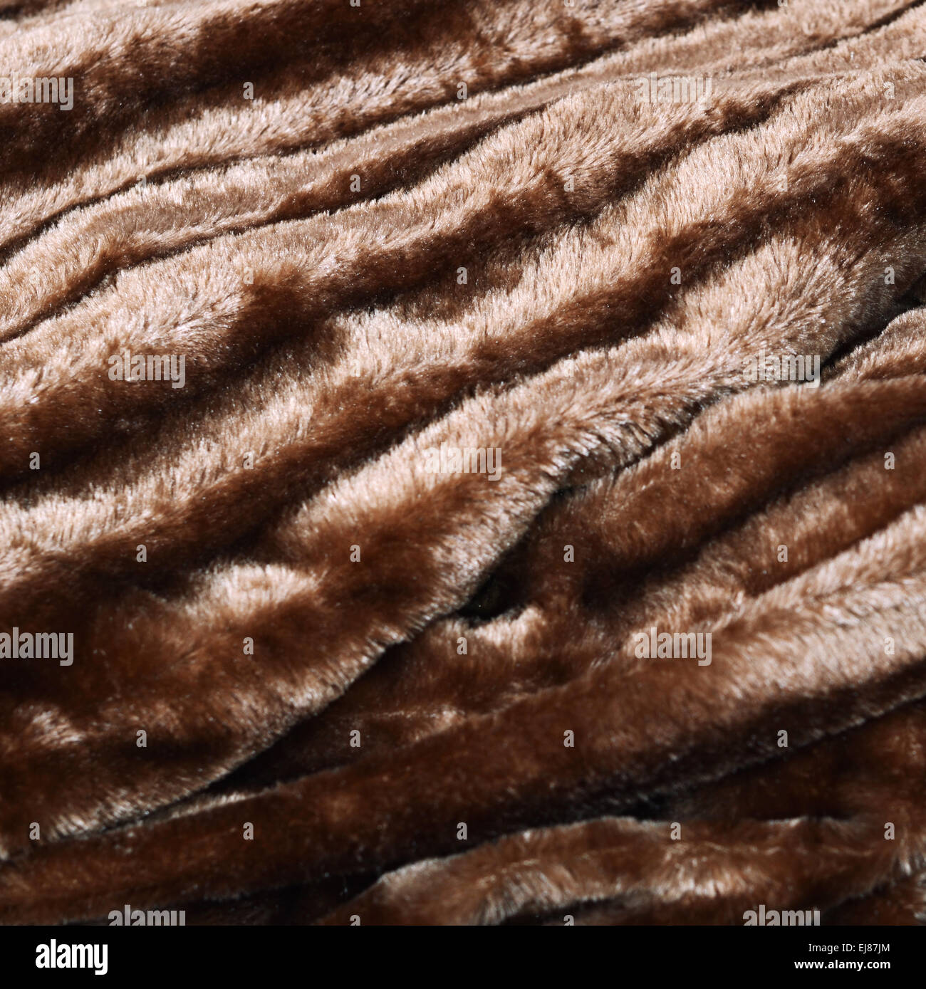 Pelliccia marrone come sfondo Foto Stock