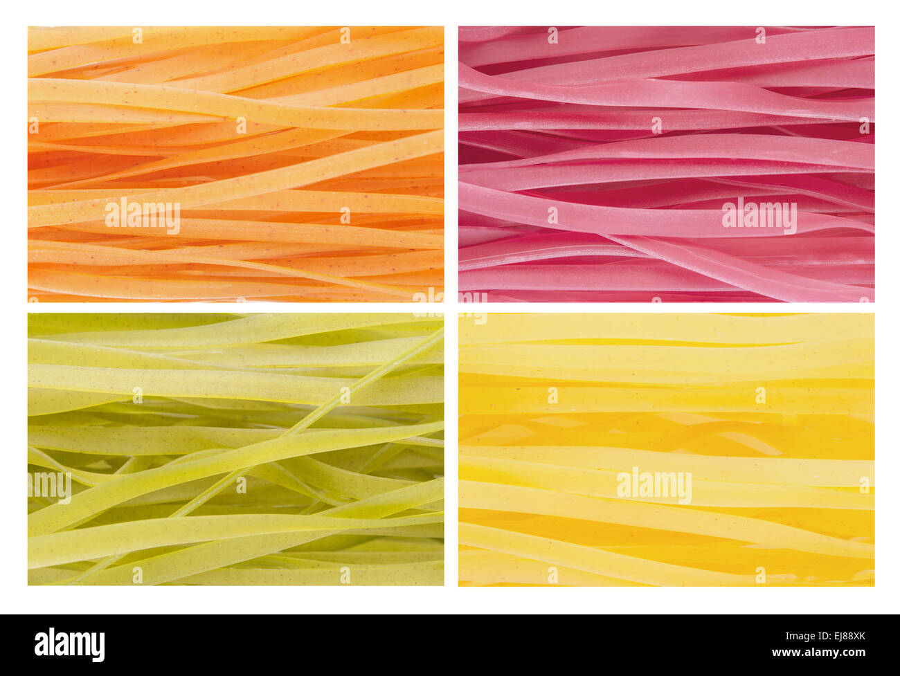 Raccolta di tagliatelle di vegetali Foto Stock