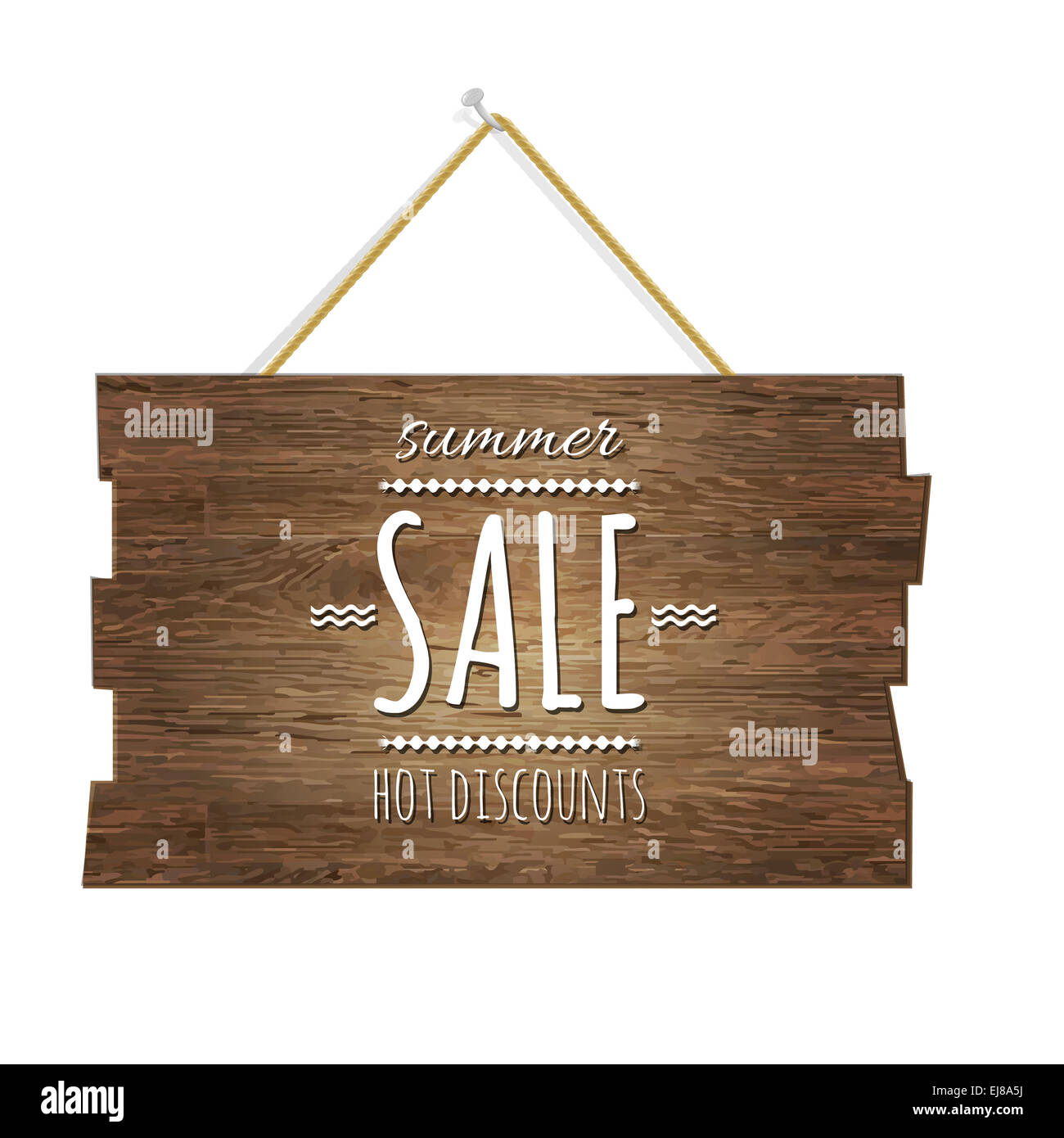 In estate la vendita di legno Foto Stock