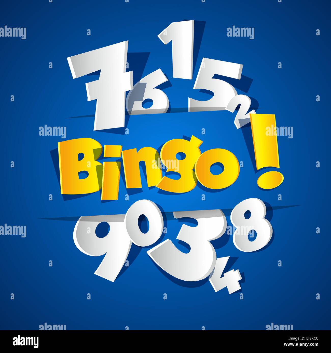 Bingo, simbolo del Jackpot Foto Stock