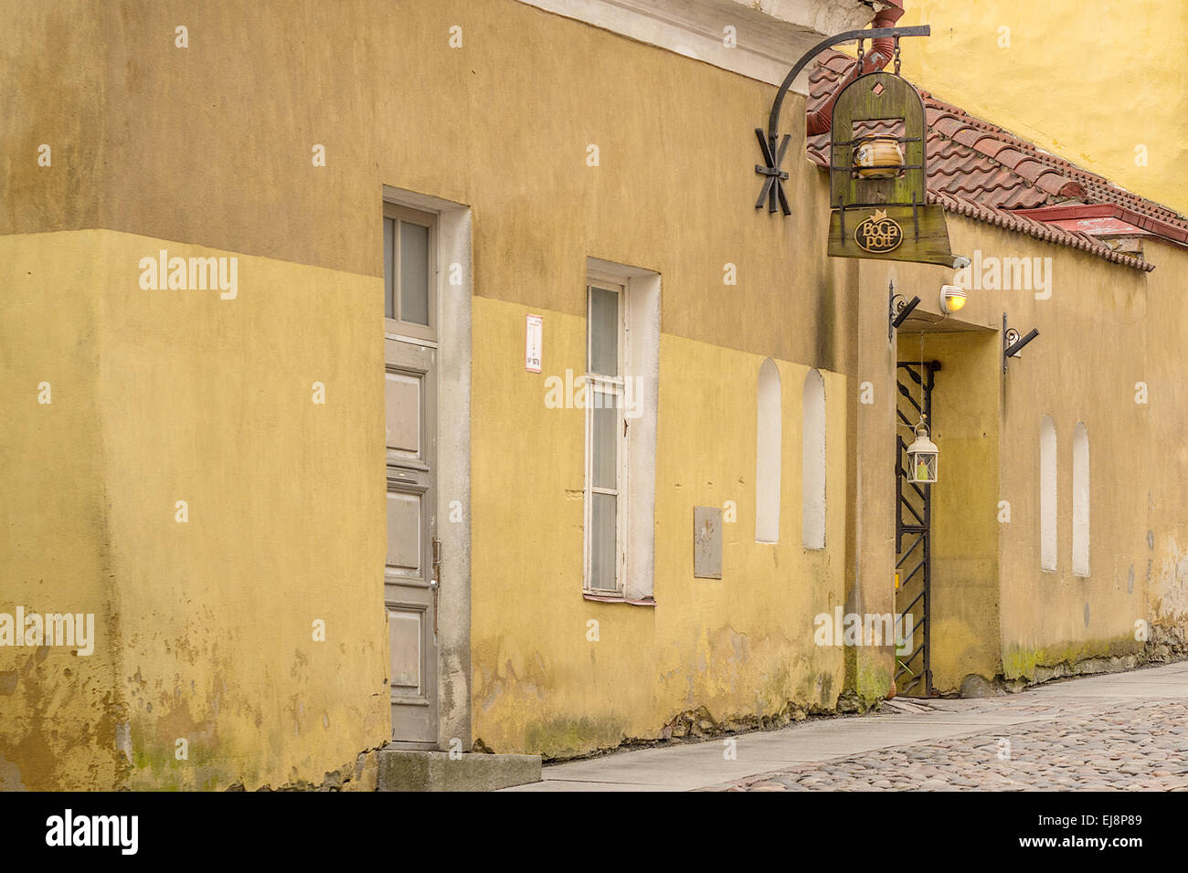 Boca Pott Cafe Tallinn Foto Stock