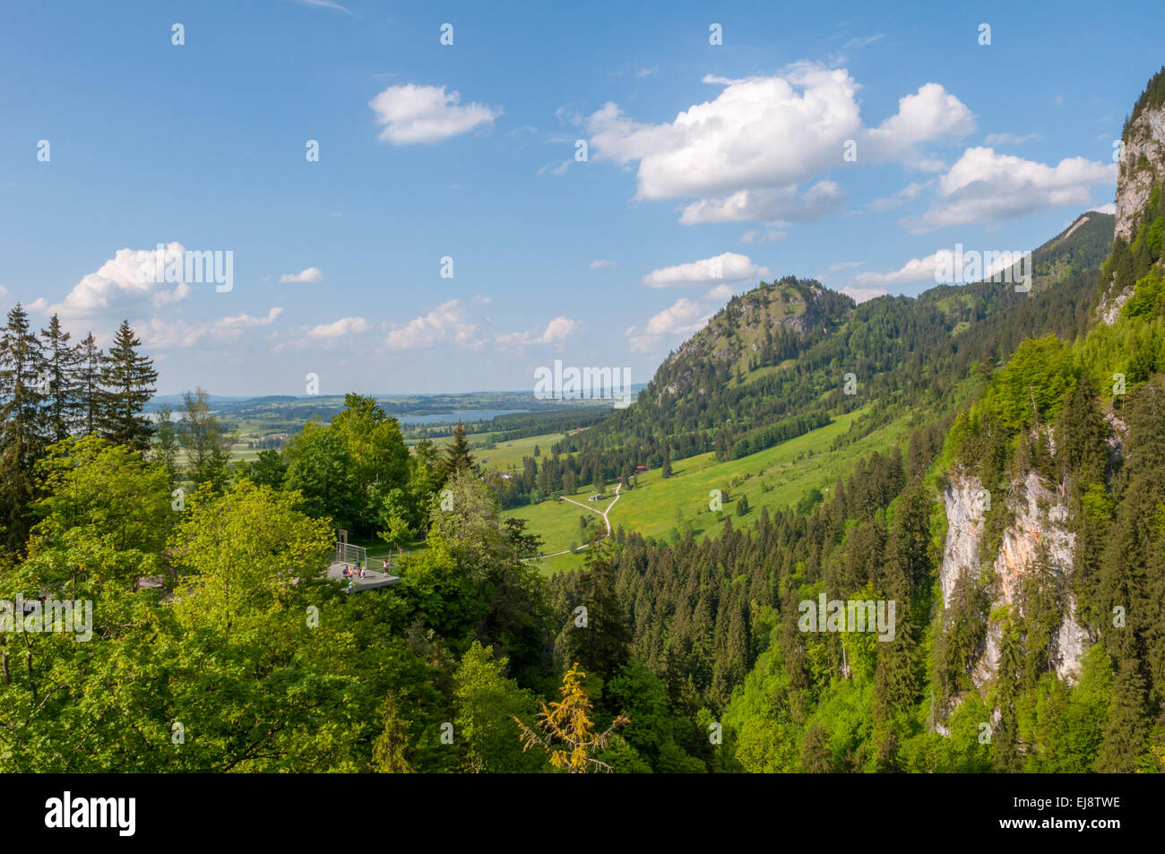 Maestoso paesaggio di montagna in Europa centrale Foto Stock