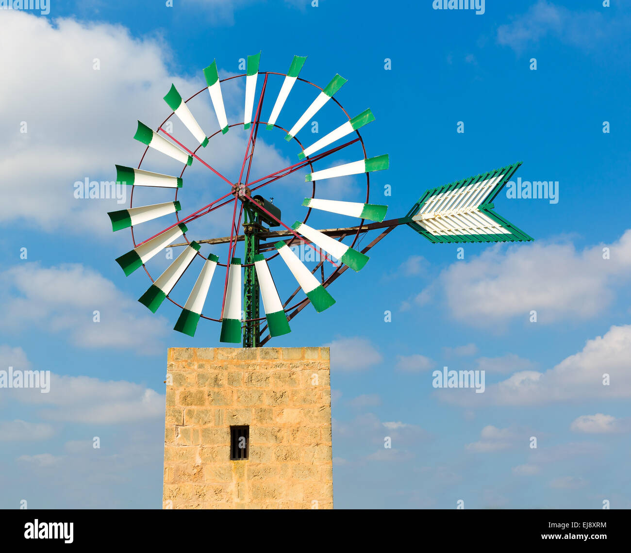 Maiorca mulino di Campos Isole Baleari Spagna Foto Stock