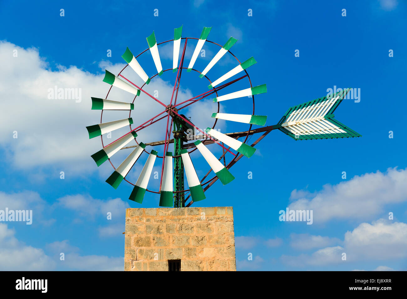Maiorca mulino di Campos Isole Baleari Spagna Foto Stock