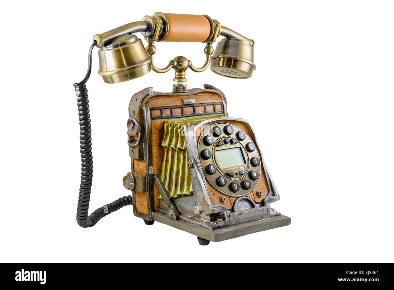 Il telefono nello stile di un retrò Foto Stock