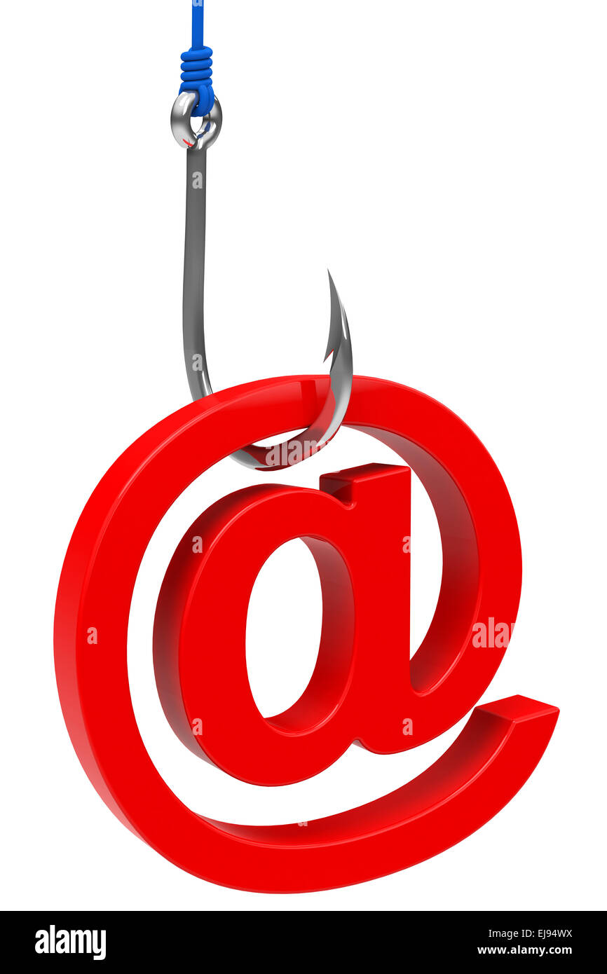 e-mail phishing Foto Stock