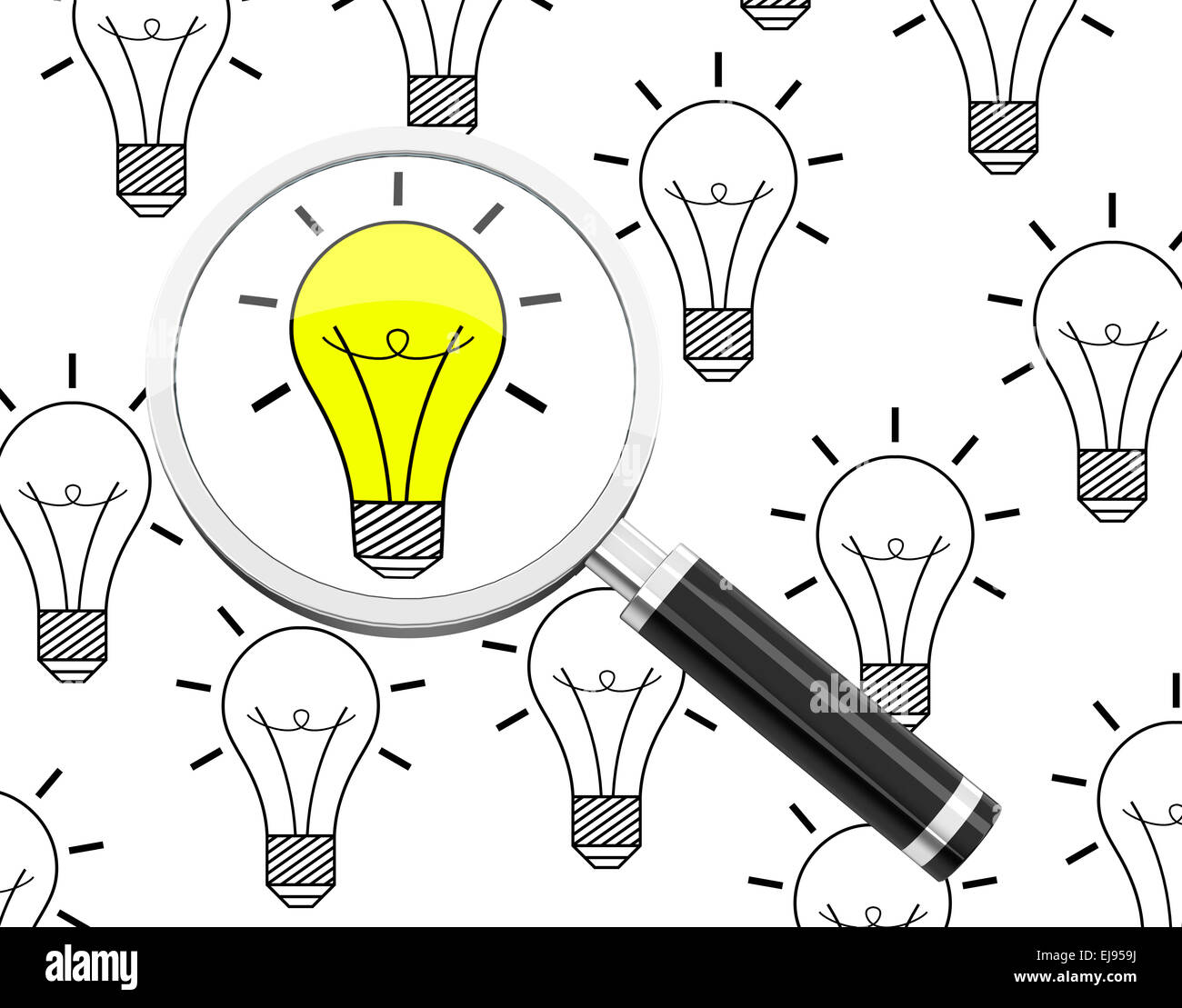 la grande idea Foto Stock