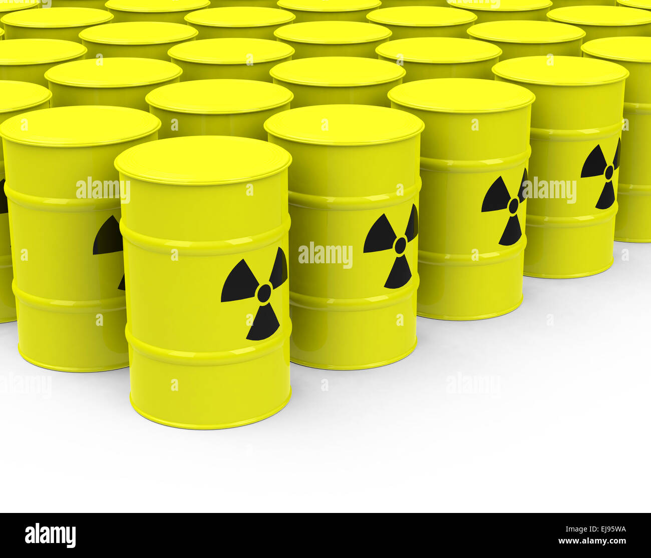 Le scorie nucleari Foto Stock