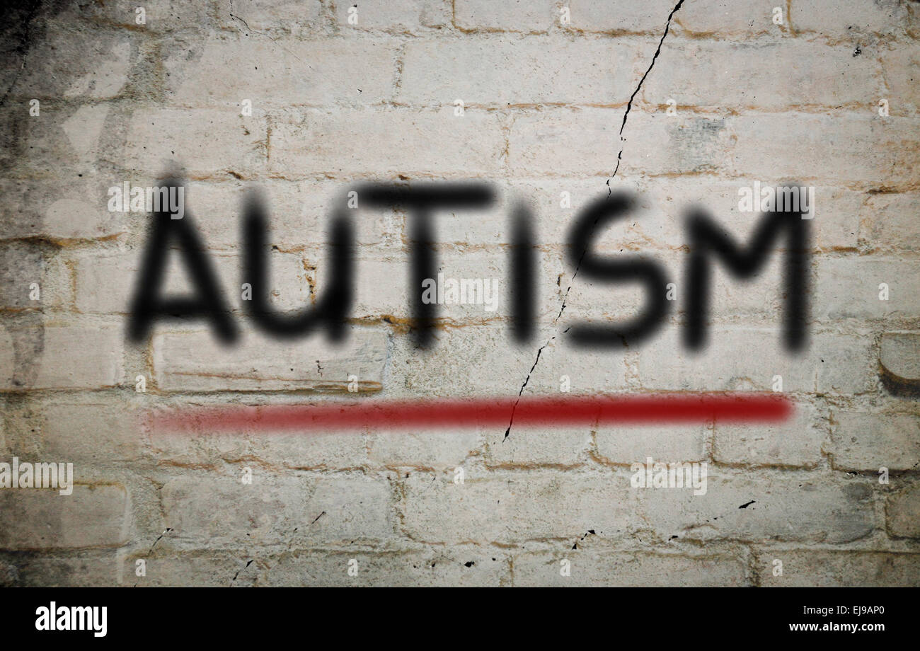 Concetto di autismo Foto Stock