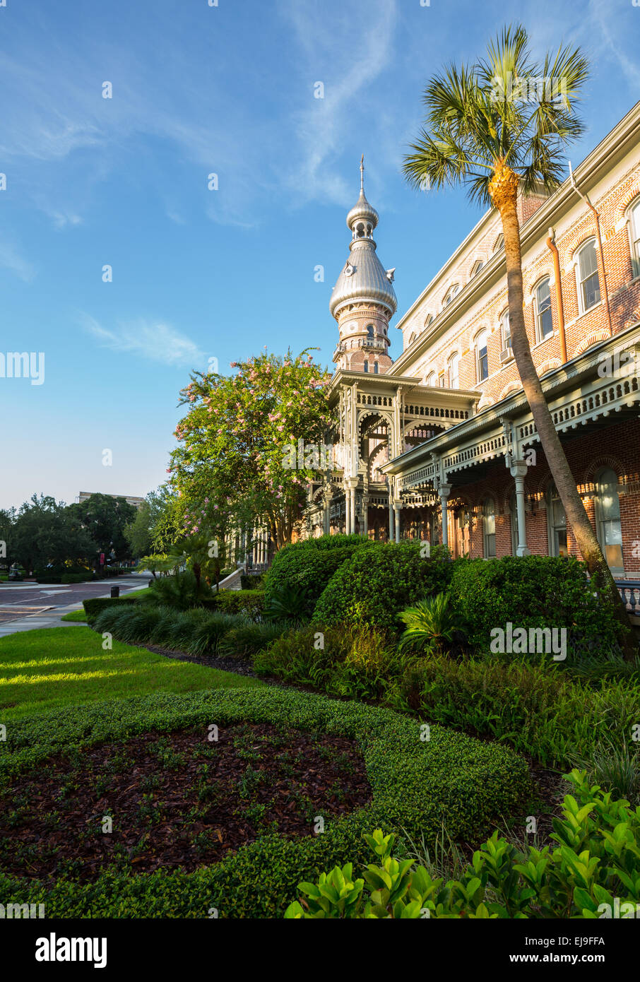 Architettura moresca dell Università di Tampa Foto Stock