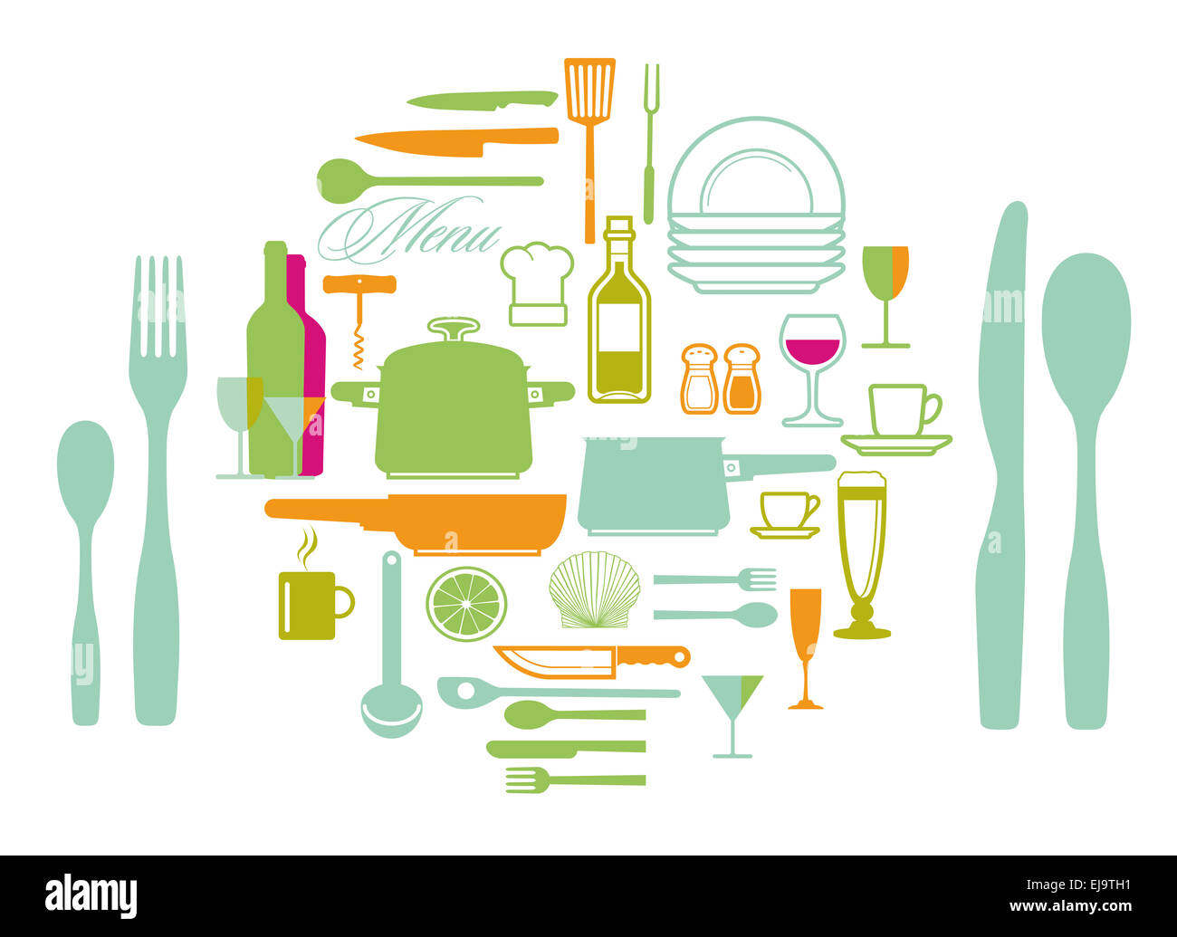 Elettrodomestici per la cucina Foto Stock